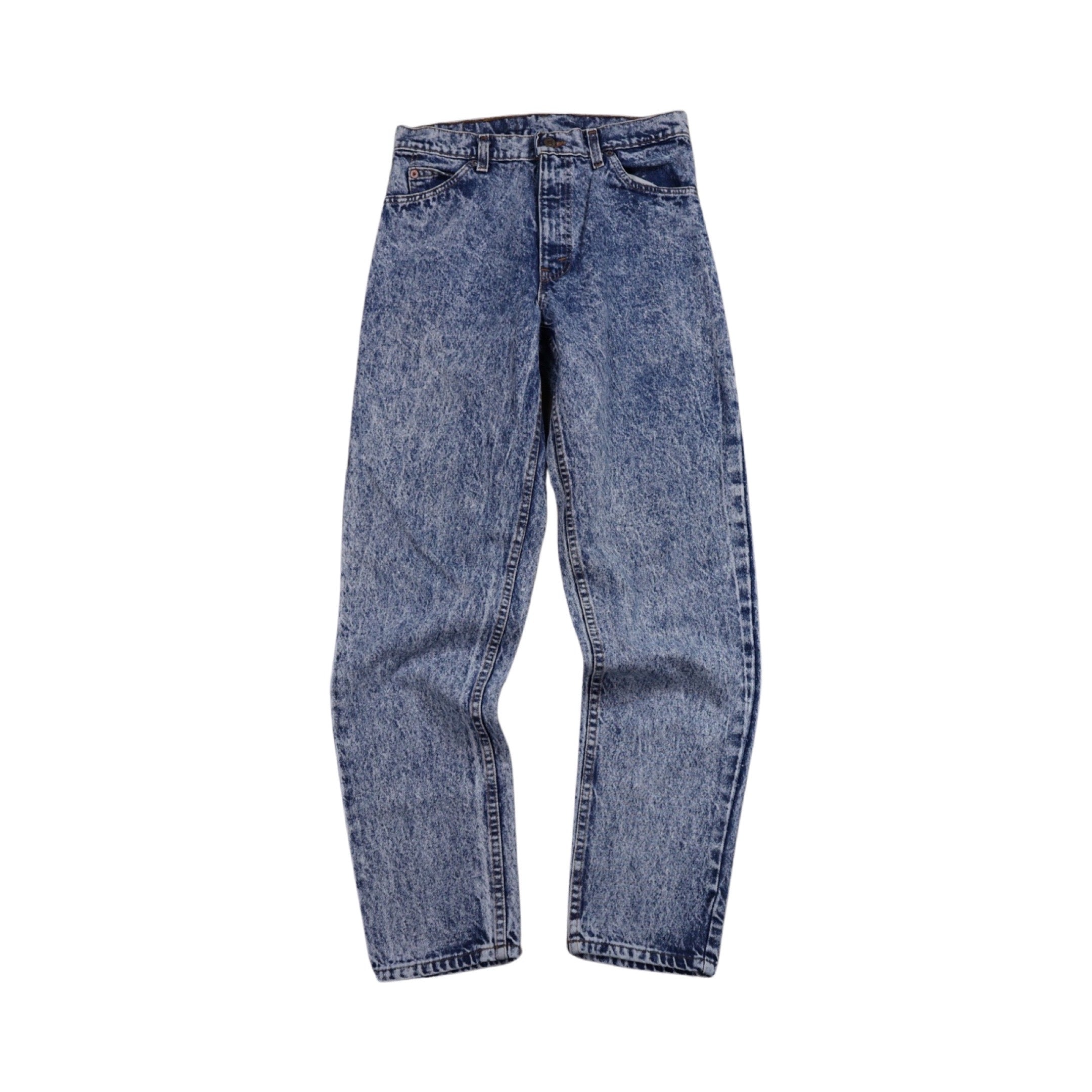 Levi’s 550 Orange Tab Acid Wash 80s Jeans (30”)