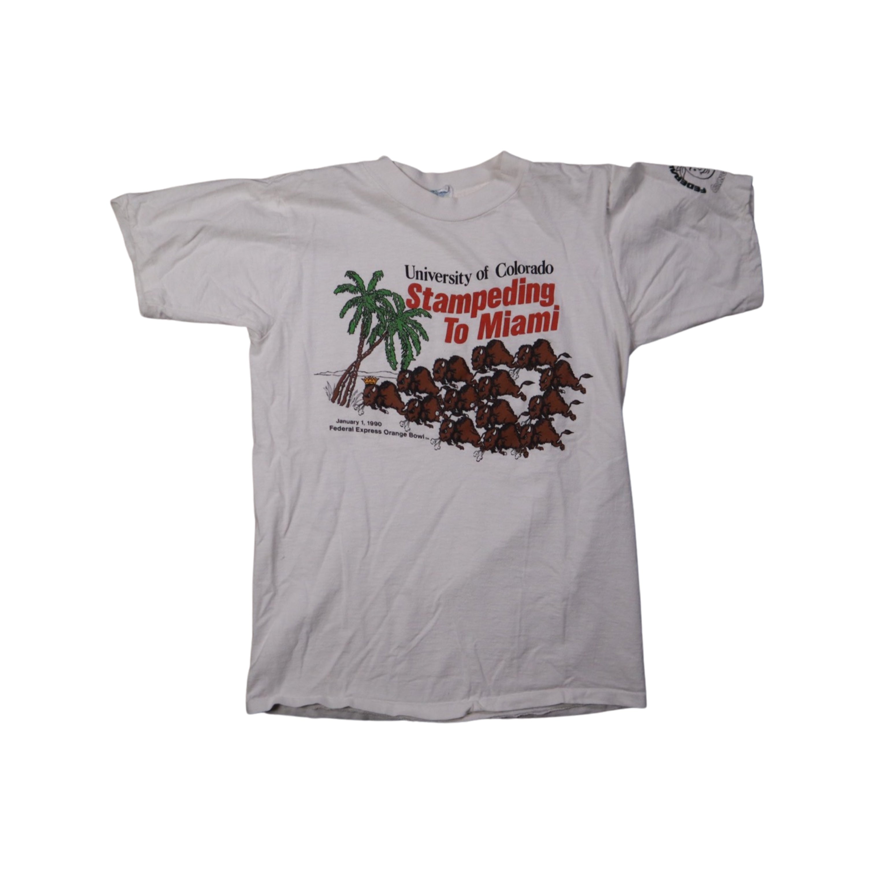 University of Colorado Stampeding to Miami T-Shirt (Small)