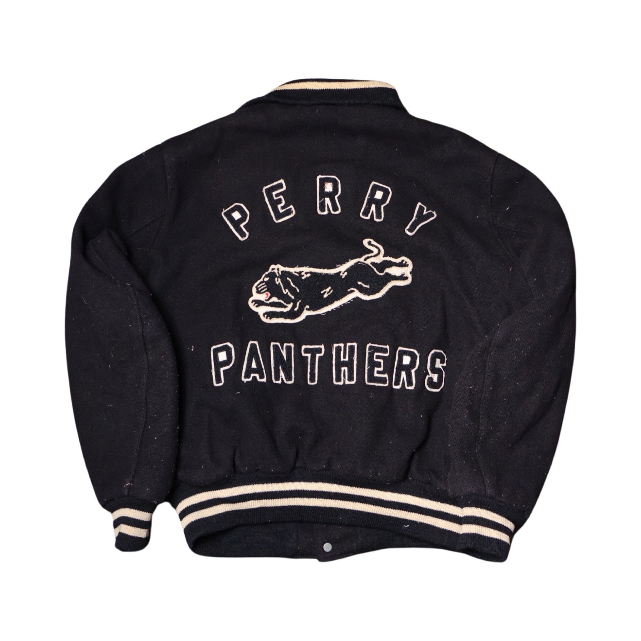 Perry Panthers 70s Varsity Jacket Small