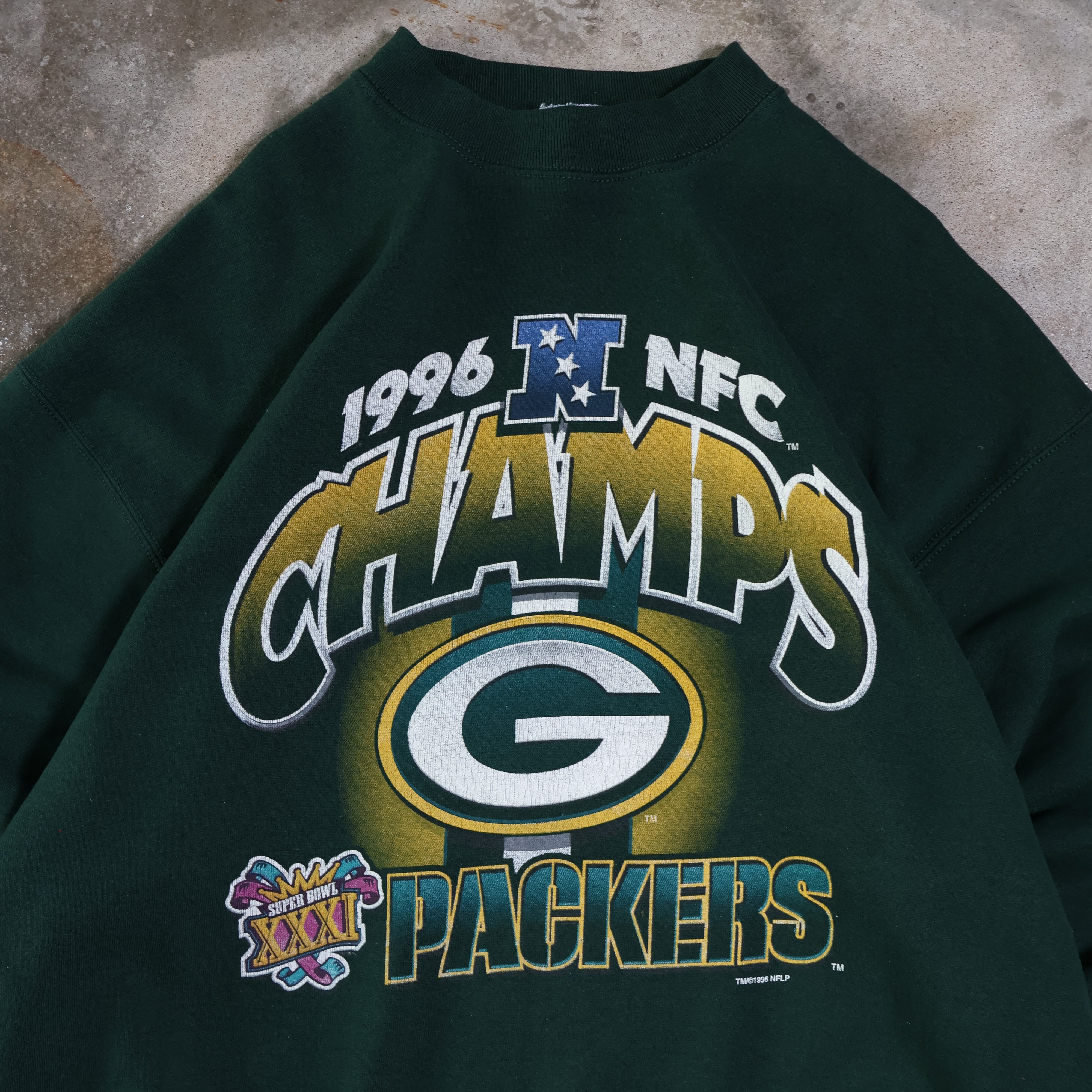 Green Bay Packers NFC Champions 1996 Sweatshirt (XXL)