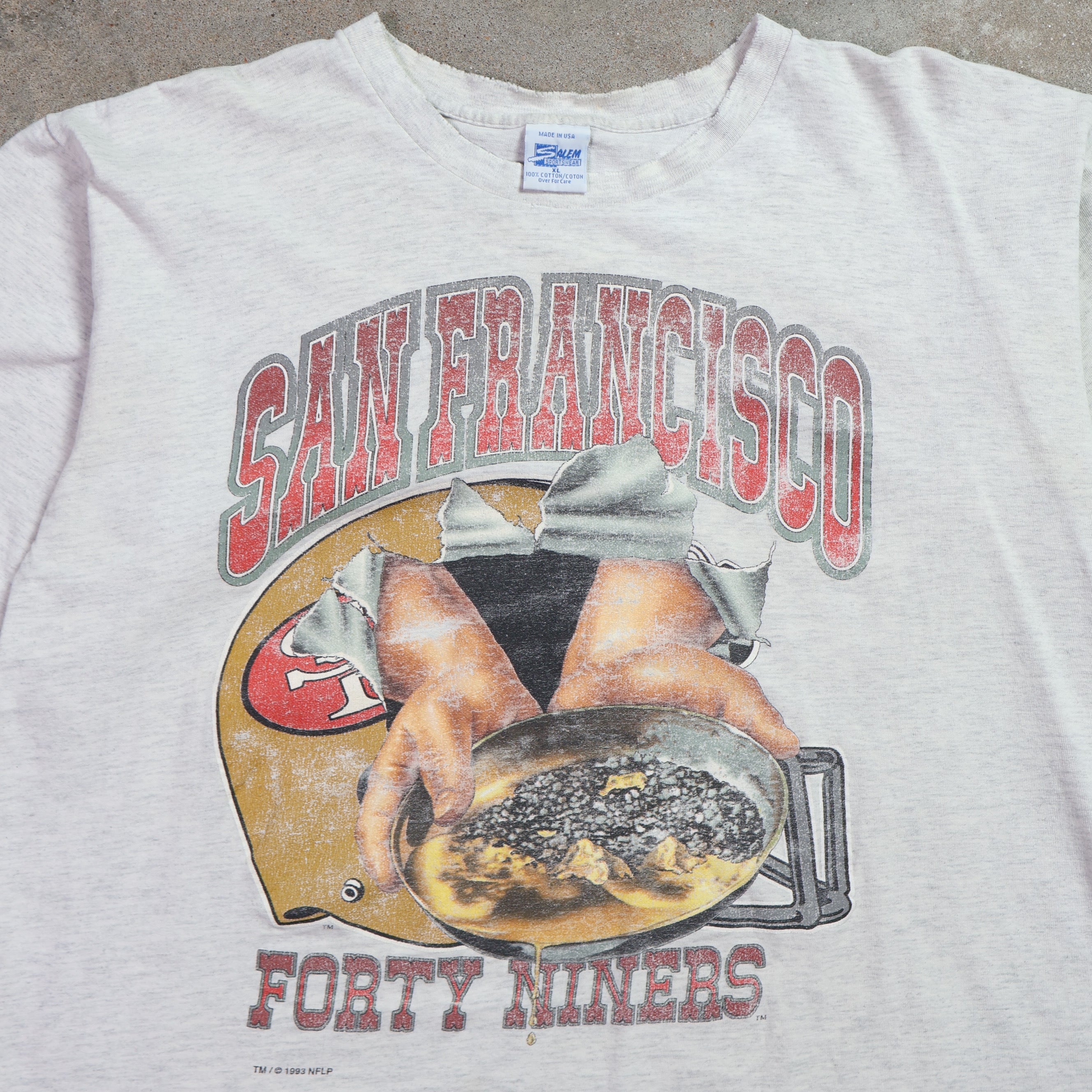 San Fransisco 49ers Gold Rush T-Shirt 1993 (Large)