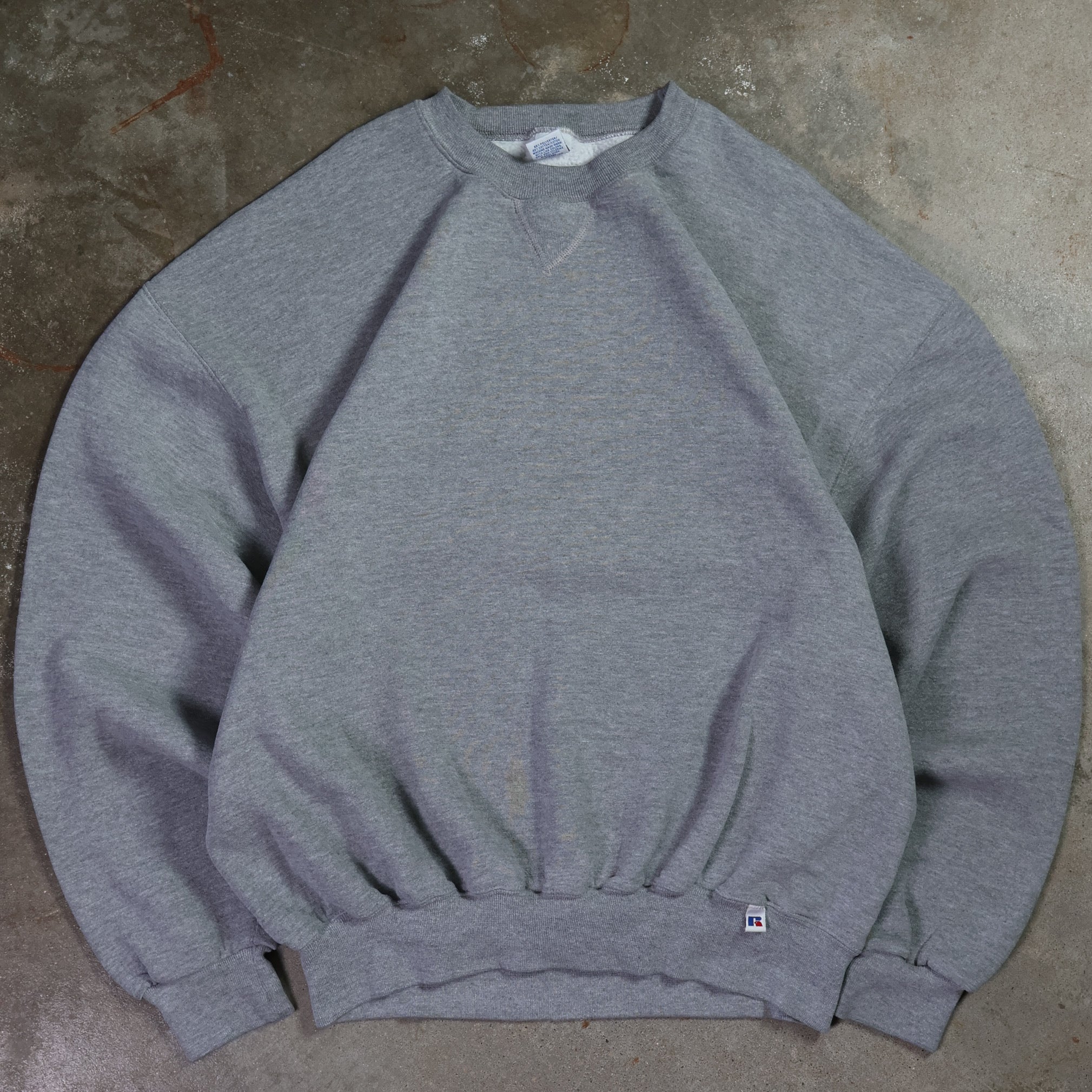 Gray Russell Blank Sweatshirt 00s (XXL)