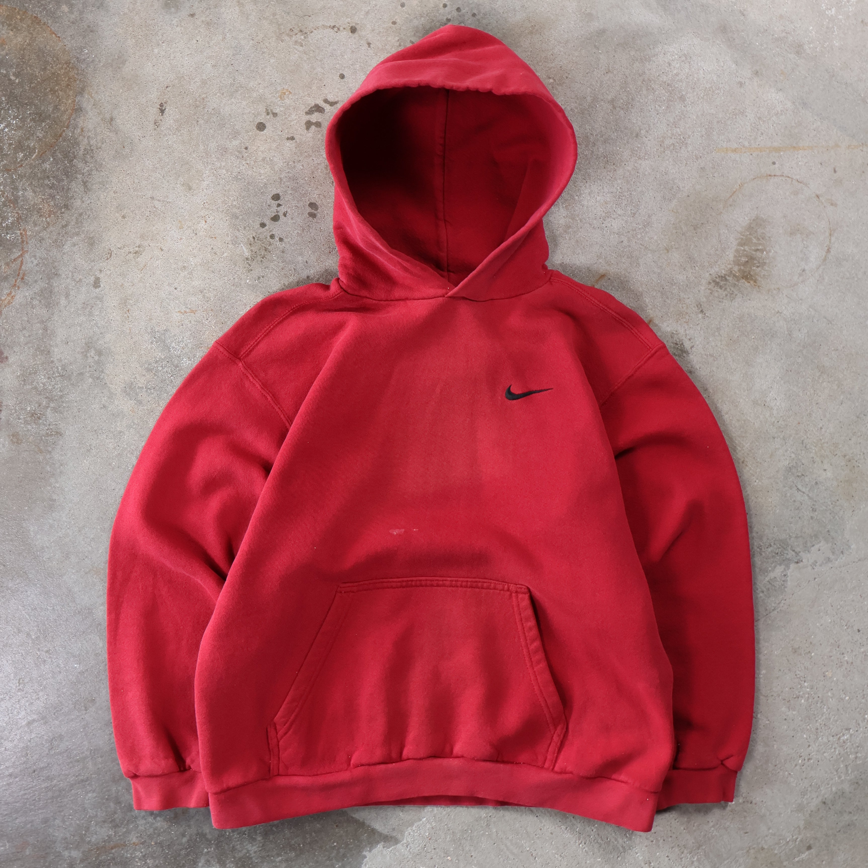 Red Nike Hoodie 90s (Small)