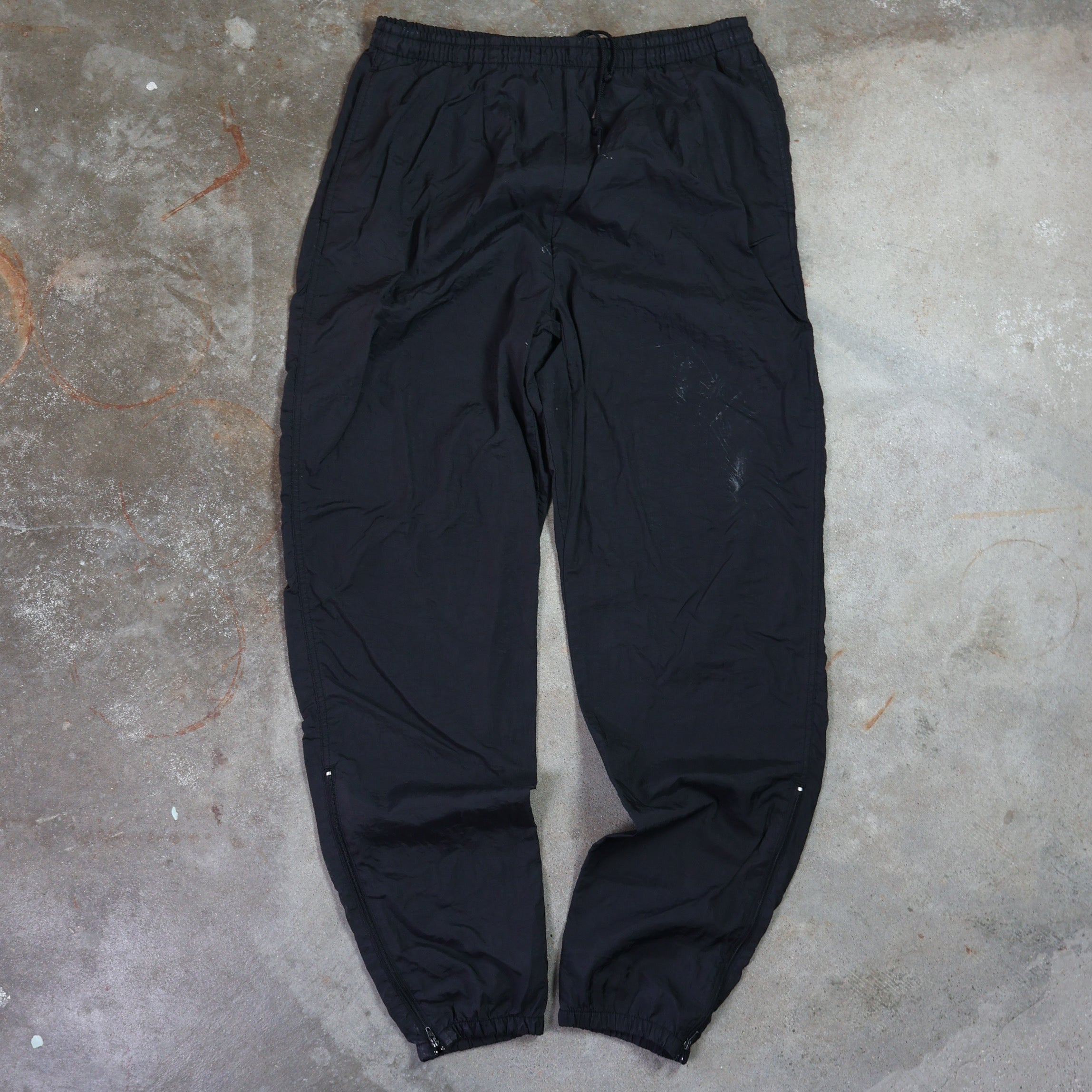 Black Nike Track Pants 90s (Medium)