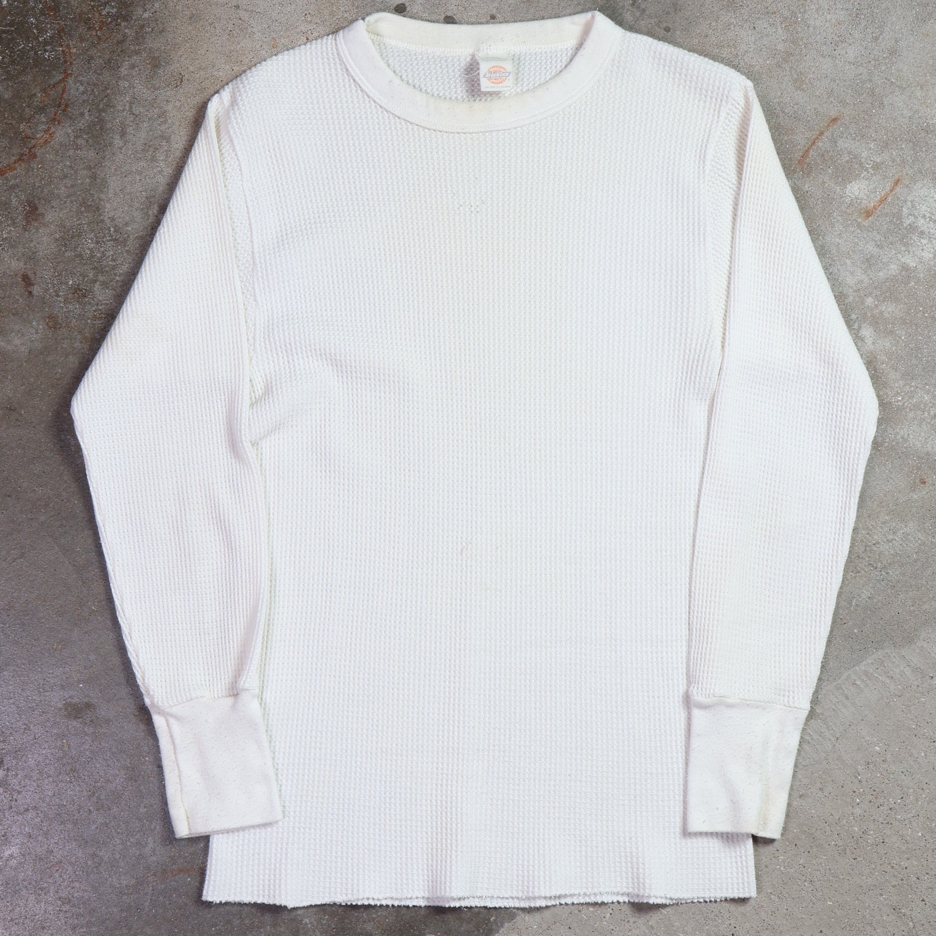 White Dickies Thermal T-Shirt 90s (Large)