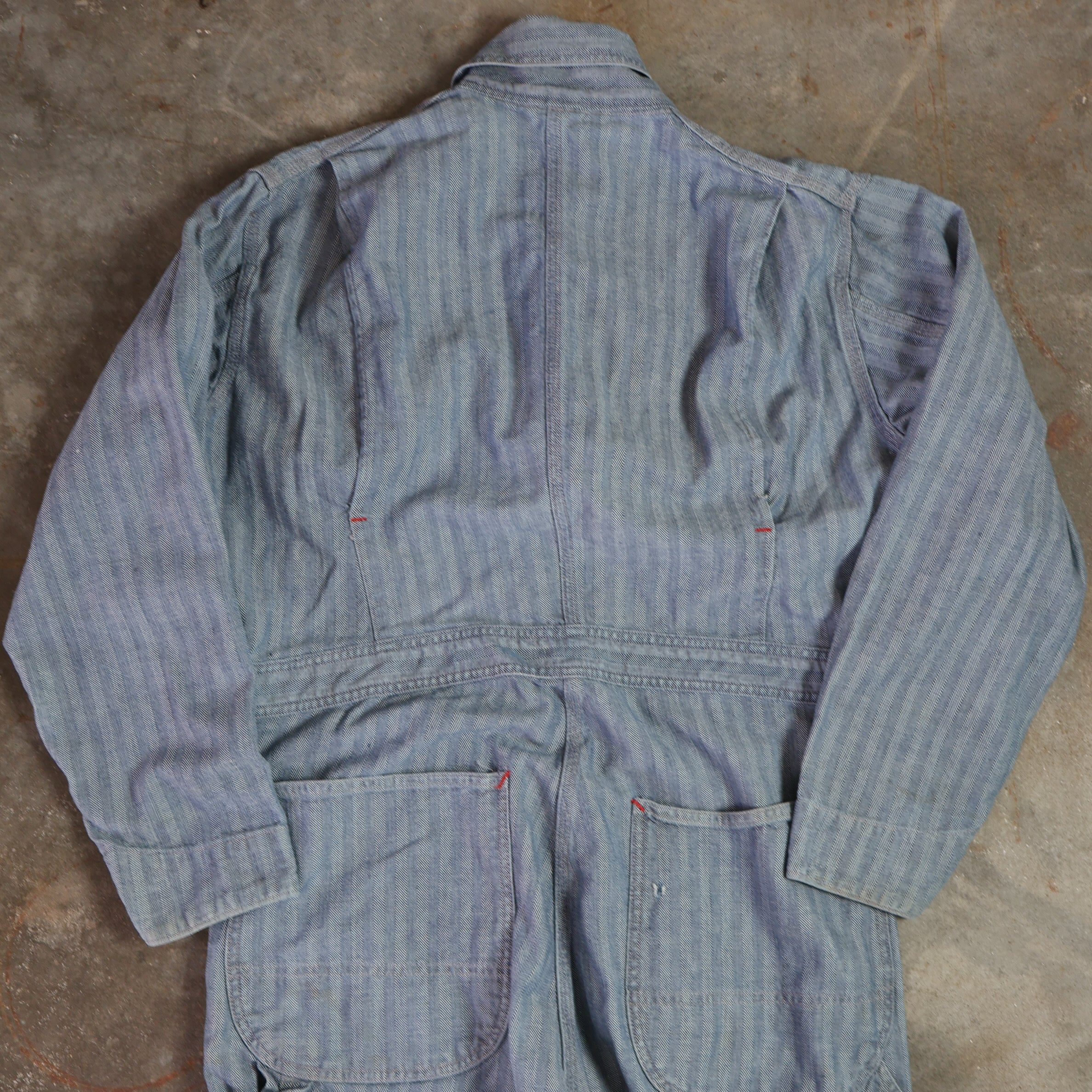 Big Mac Penney's Sanforized  Striped Work Suit (Medium)