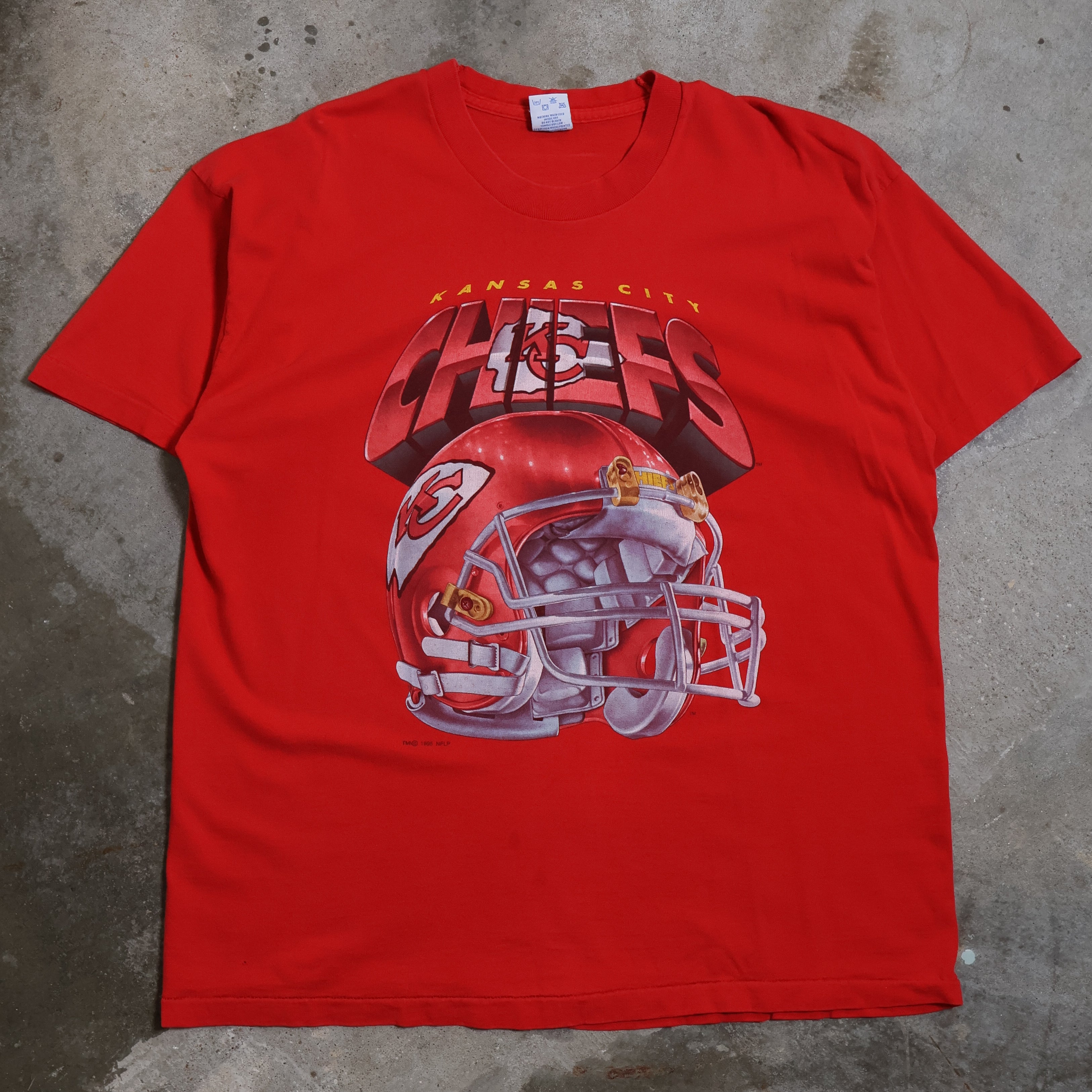 Kansas City Chiefs Helmet T-Shirt 1995 (XL)