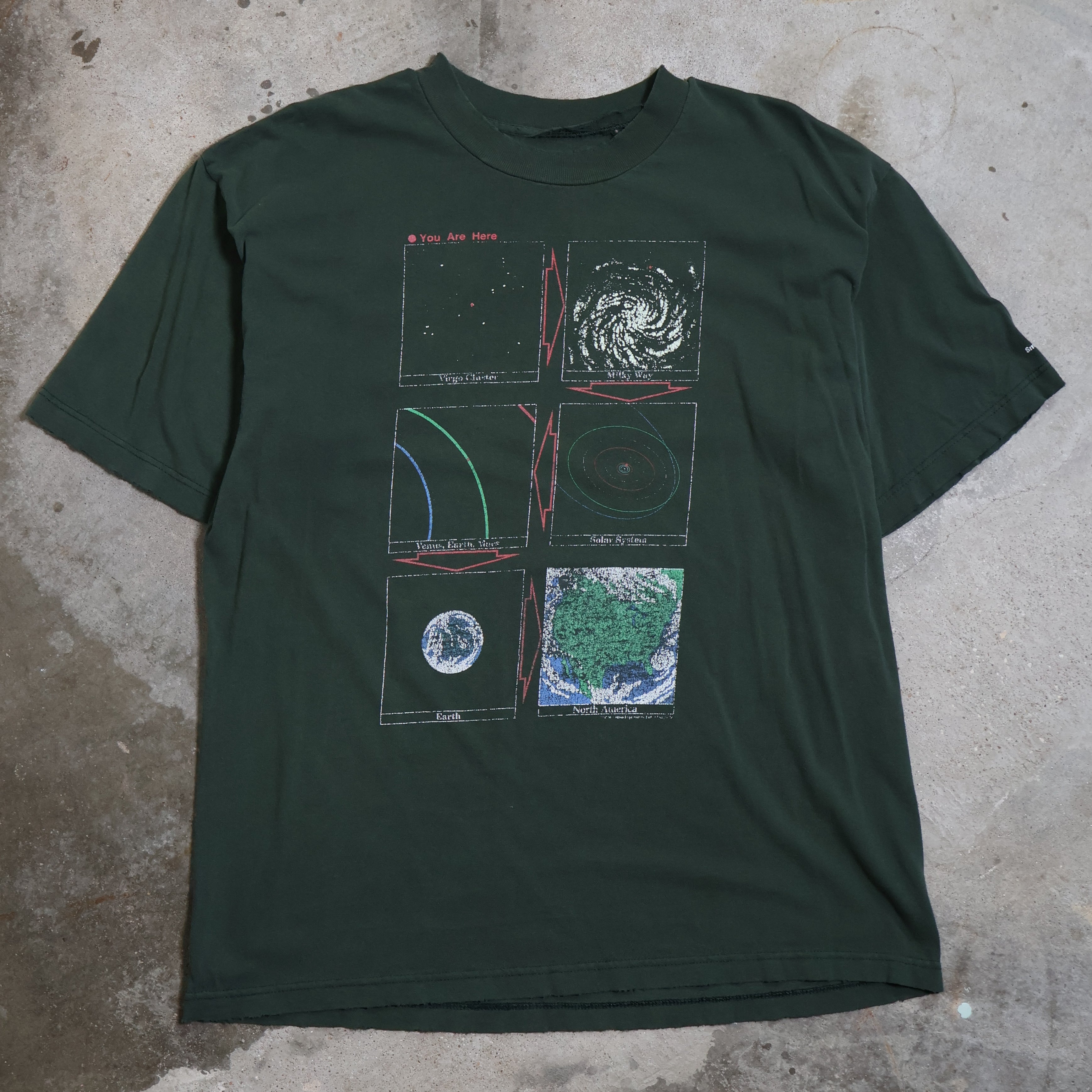 Green Galaxy T-Shirt 90s (XL)