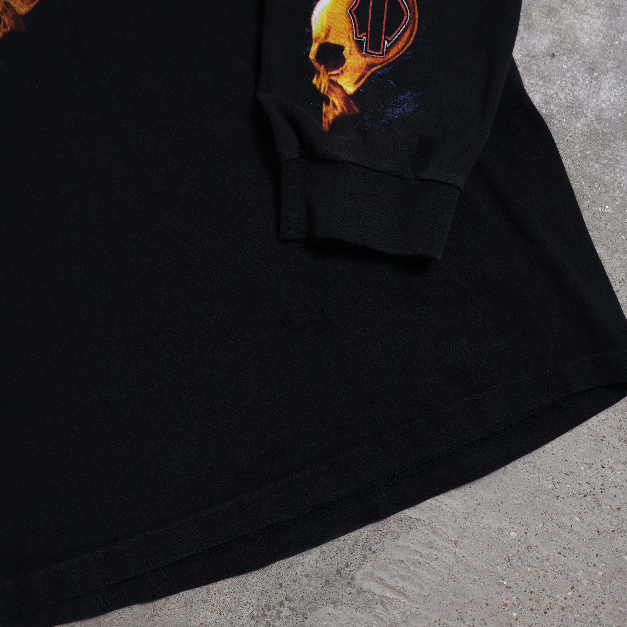 Harley Davidson Skull Flame Longsleeve T-Shirt (XL)