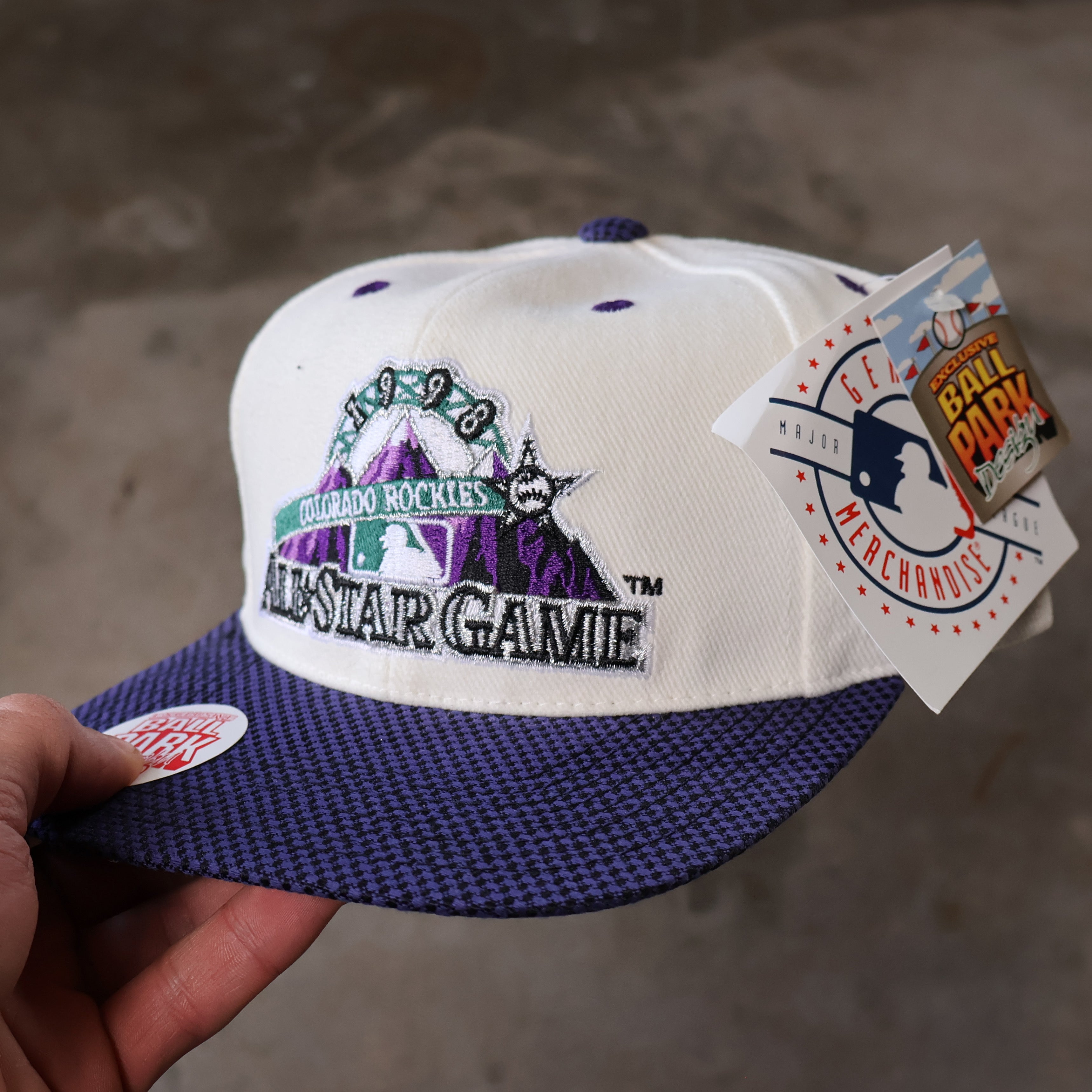 Ivory Deadstock MLB All Star 1998 Hat