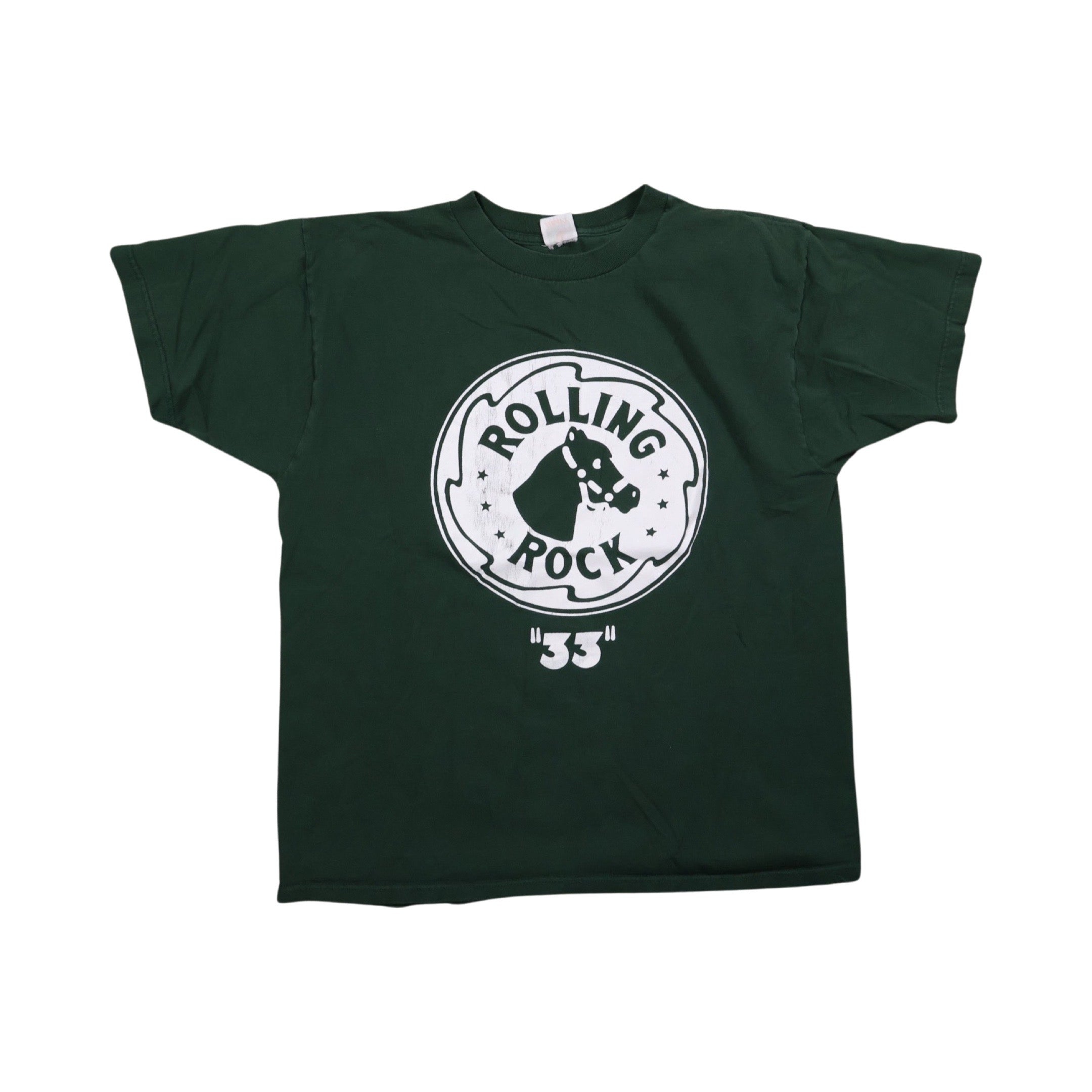 Green Rolling Rock 90s T-Shirt (Large)