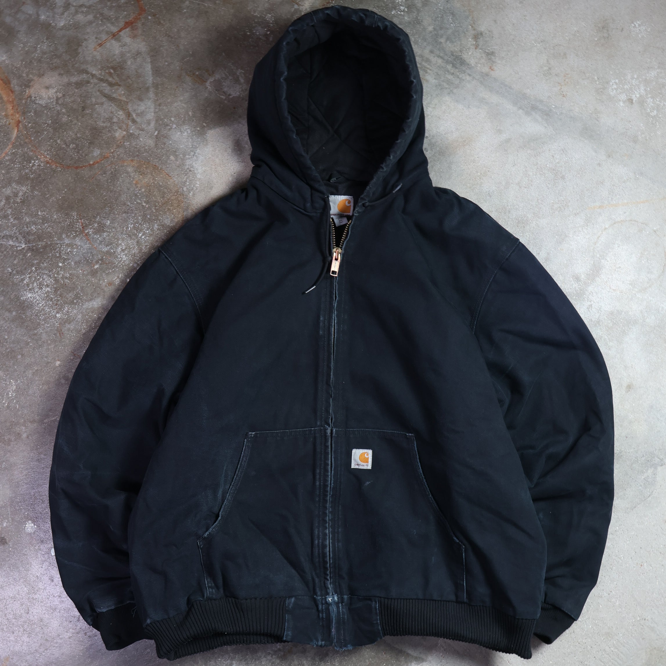 Black Carhartt Canvas Work Jacket (XXL)