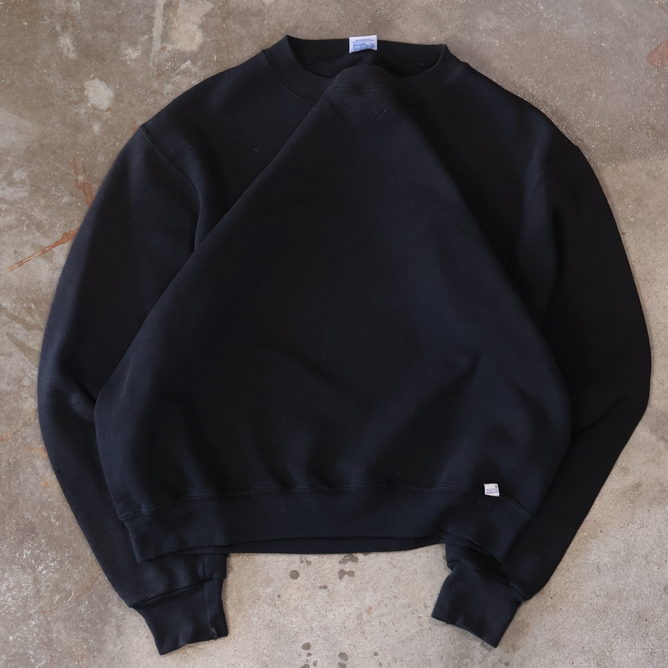 Black Russell Sweatshirt 80s (Small)