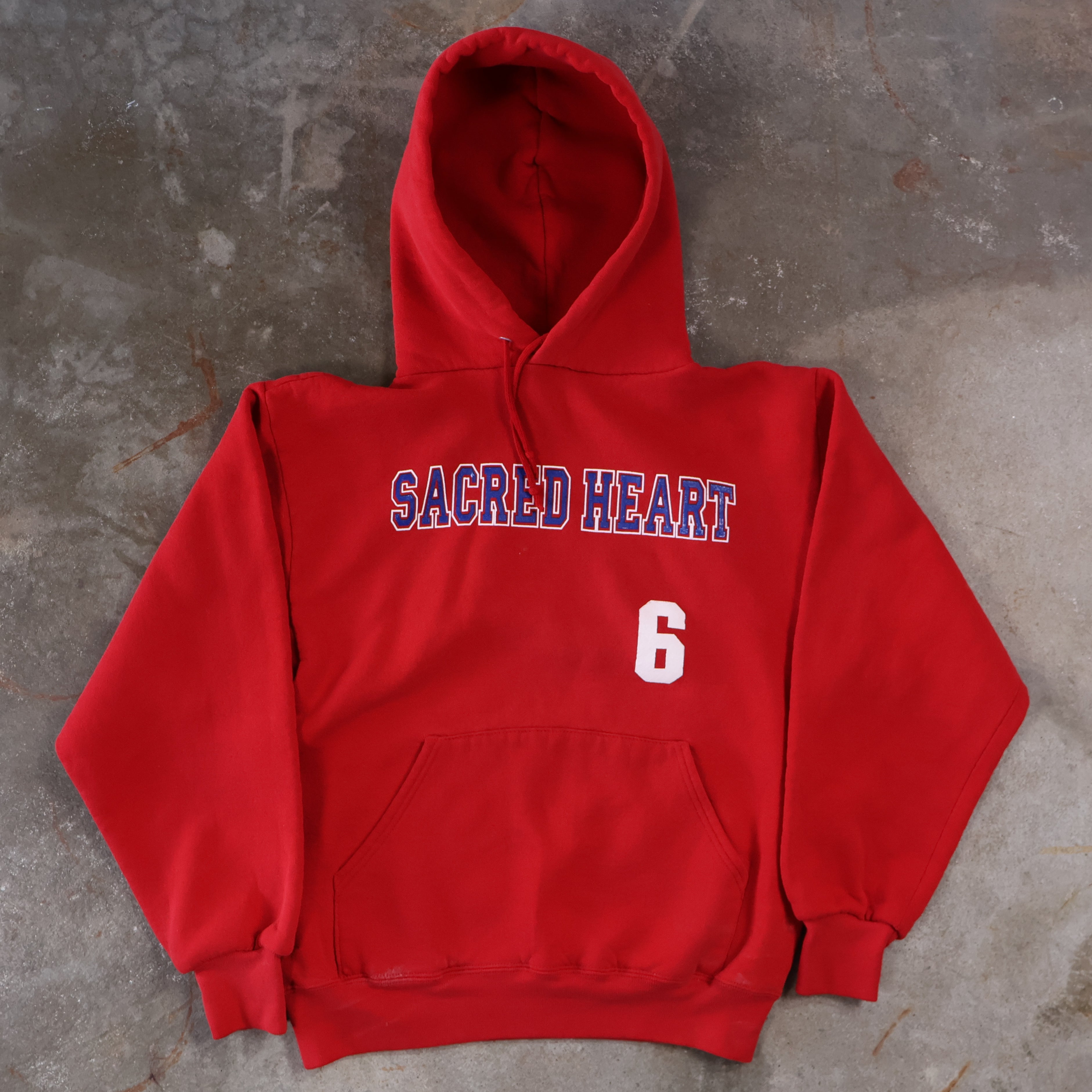 Sacred Hearth Red Hoodie 90s (Small)