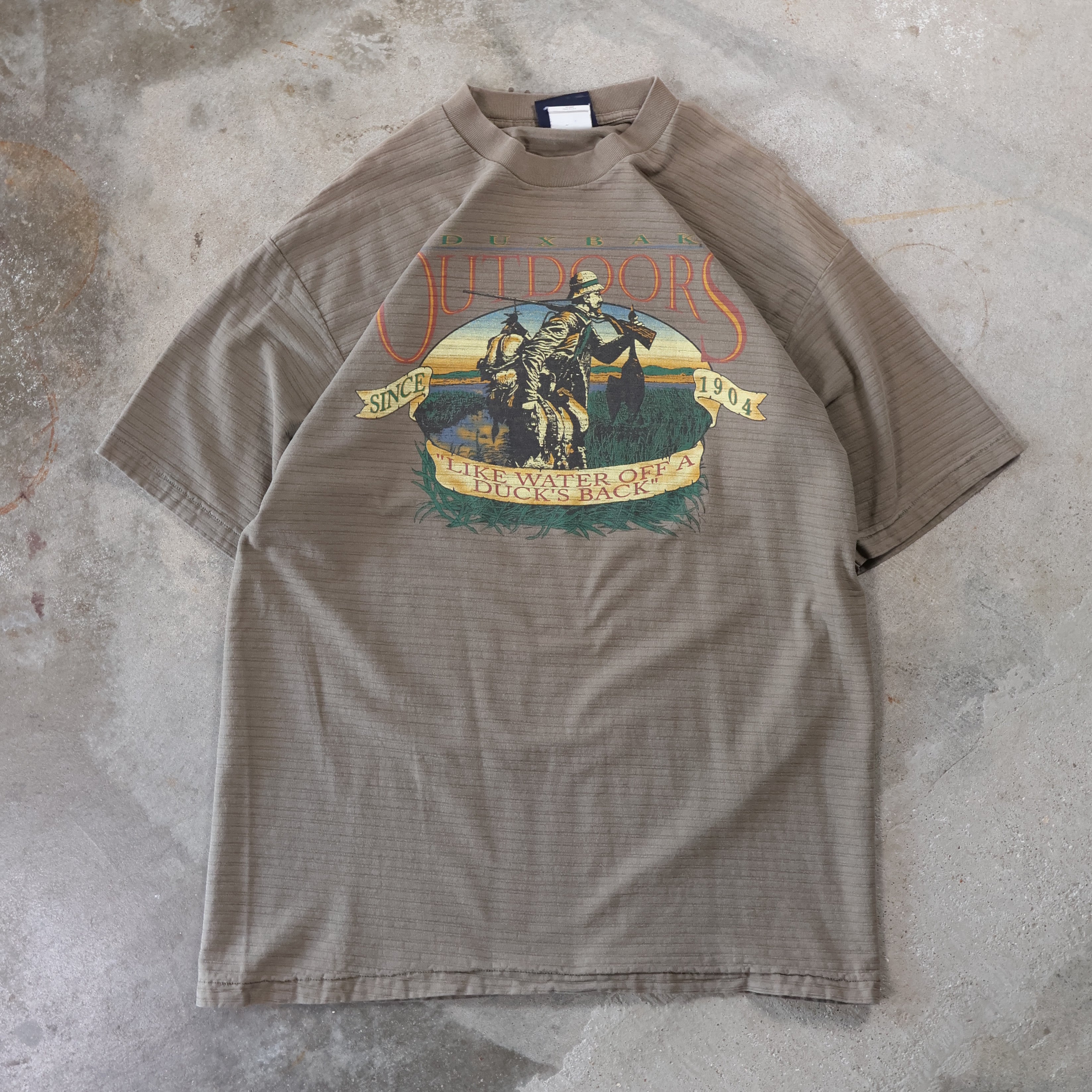 Tan Duxbak Outdoor T-Shirt 90s (XL)