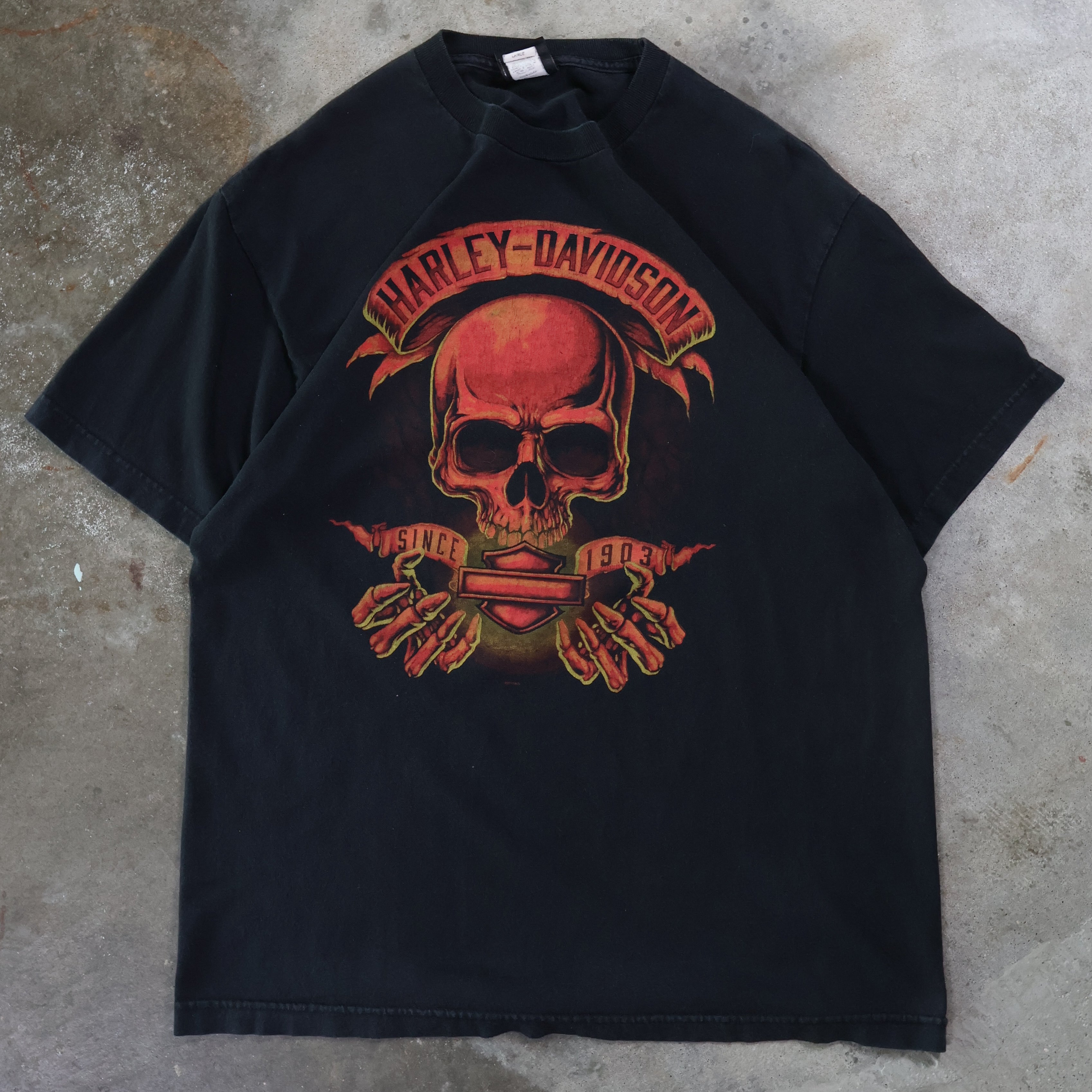 Harley Davidson Red Skull T-Shirt (Large)