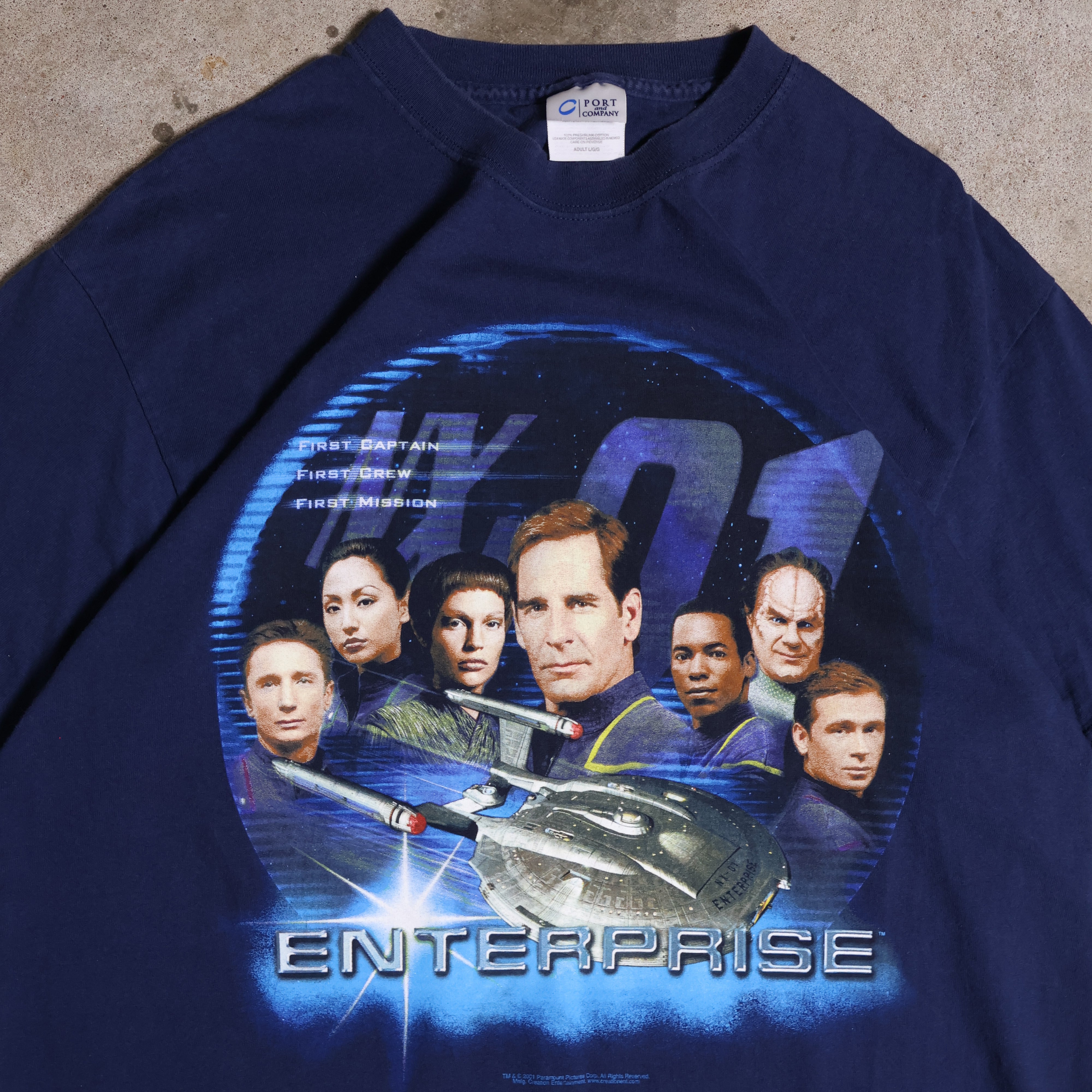 Star Trek Enterprise T-Shirt 2001 (Large)