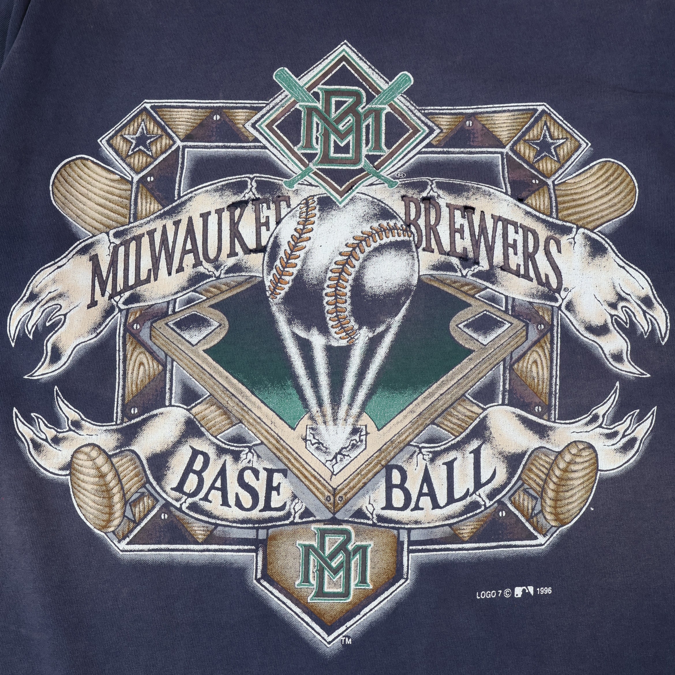 Milwakee Brewers MLB T-Shirt 1996 (Large)