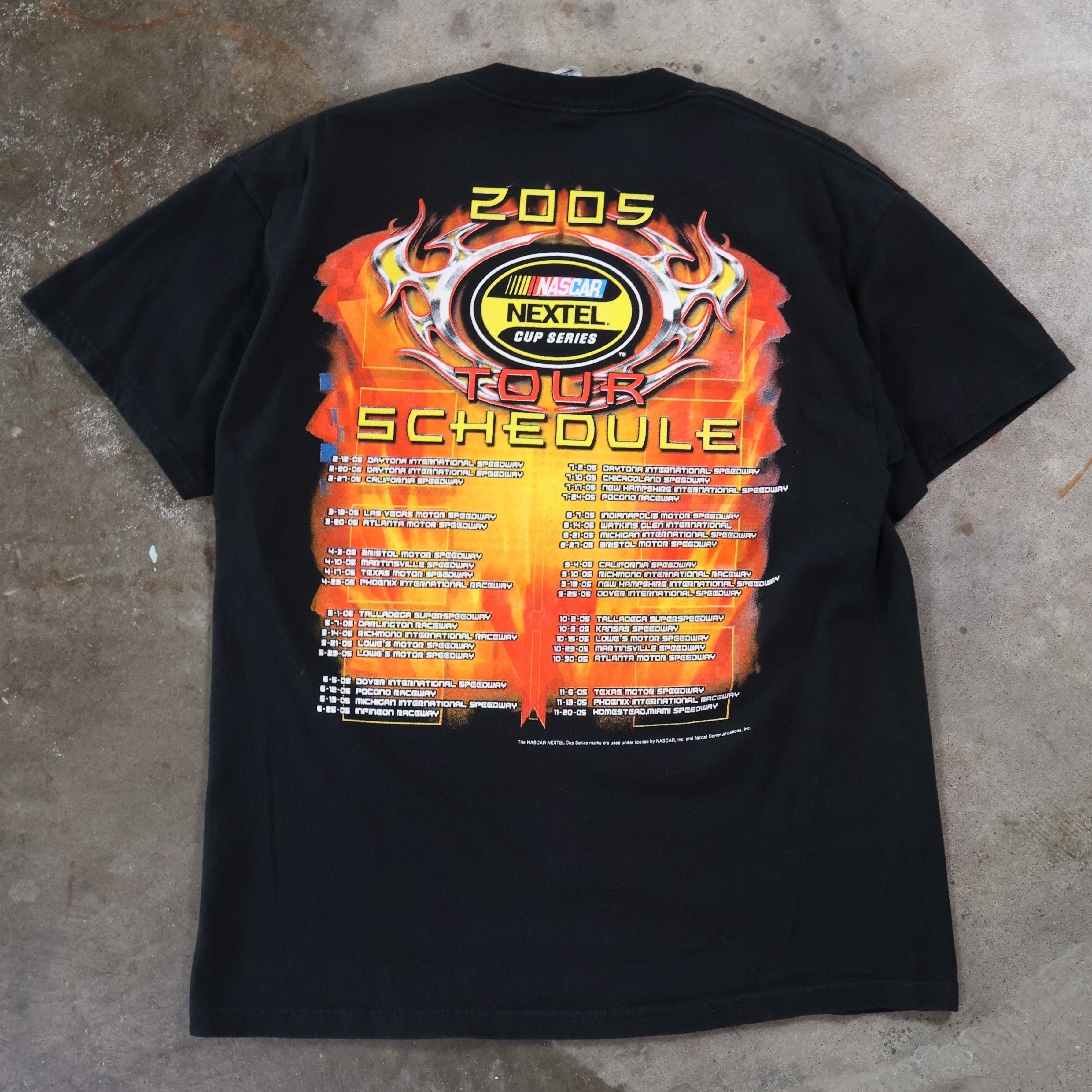 Nascar Cup Series Flame T-Shirt 2005 (Large)