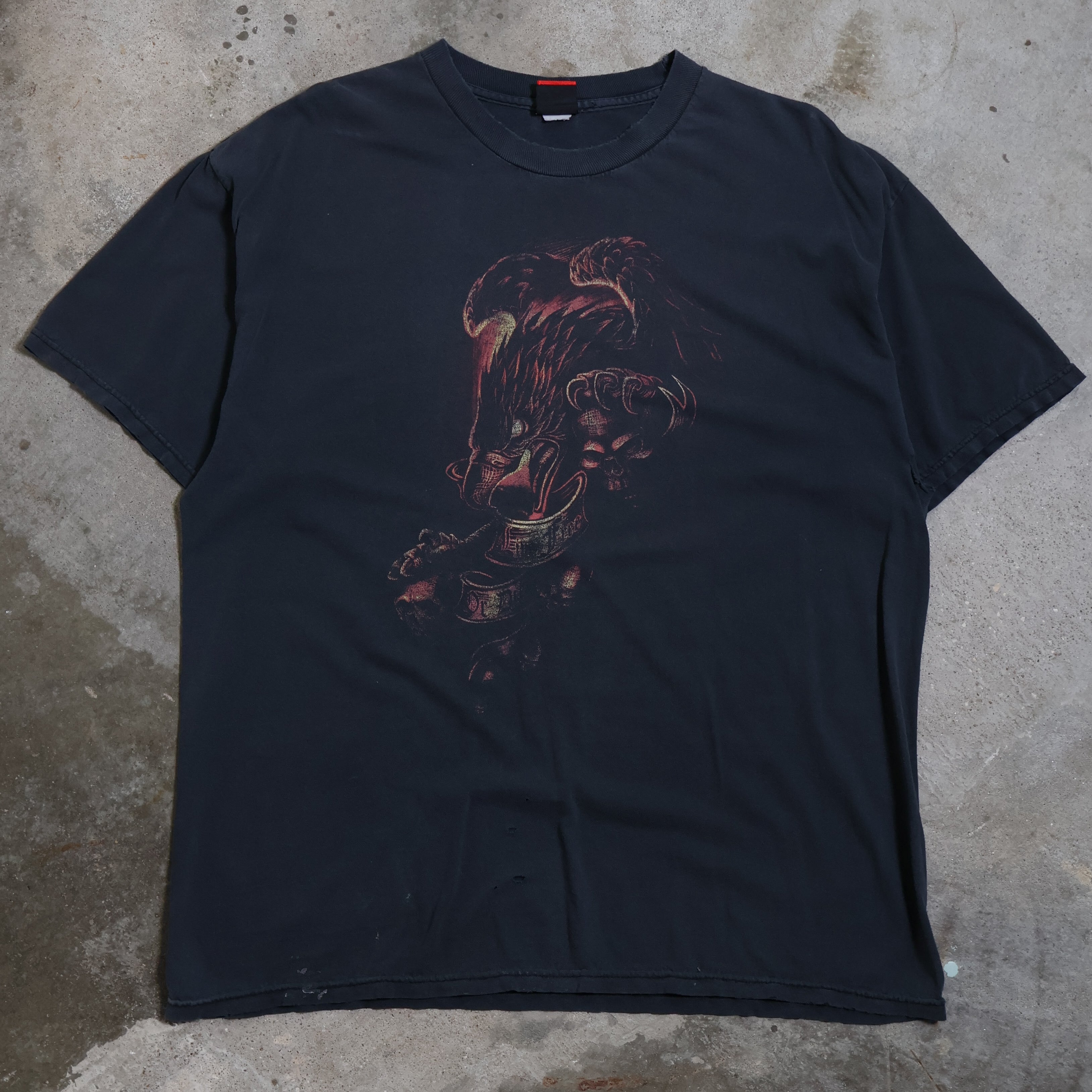 Fiery Eagle Motorcycle T-Shirt 00s (XL)