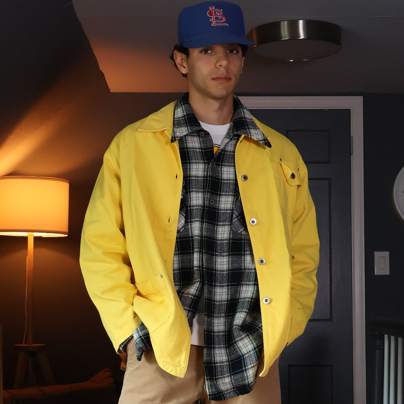 Yellow Chore Jacket 90s (Large)