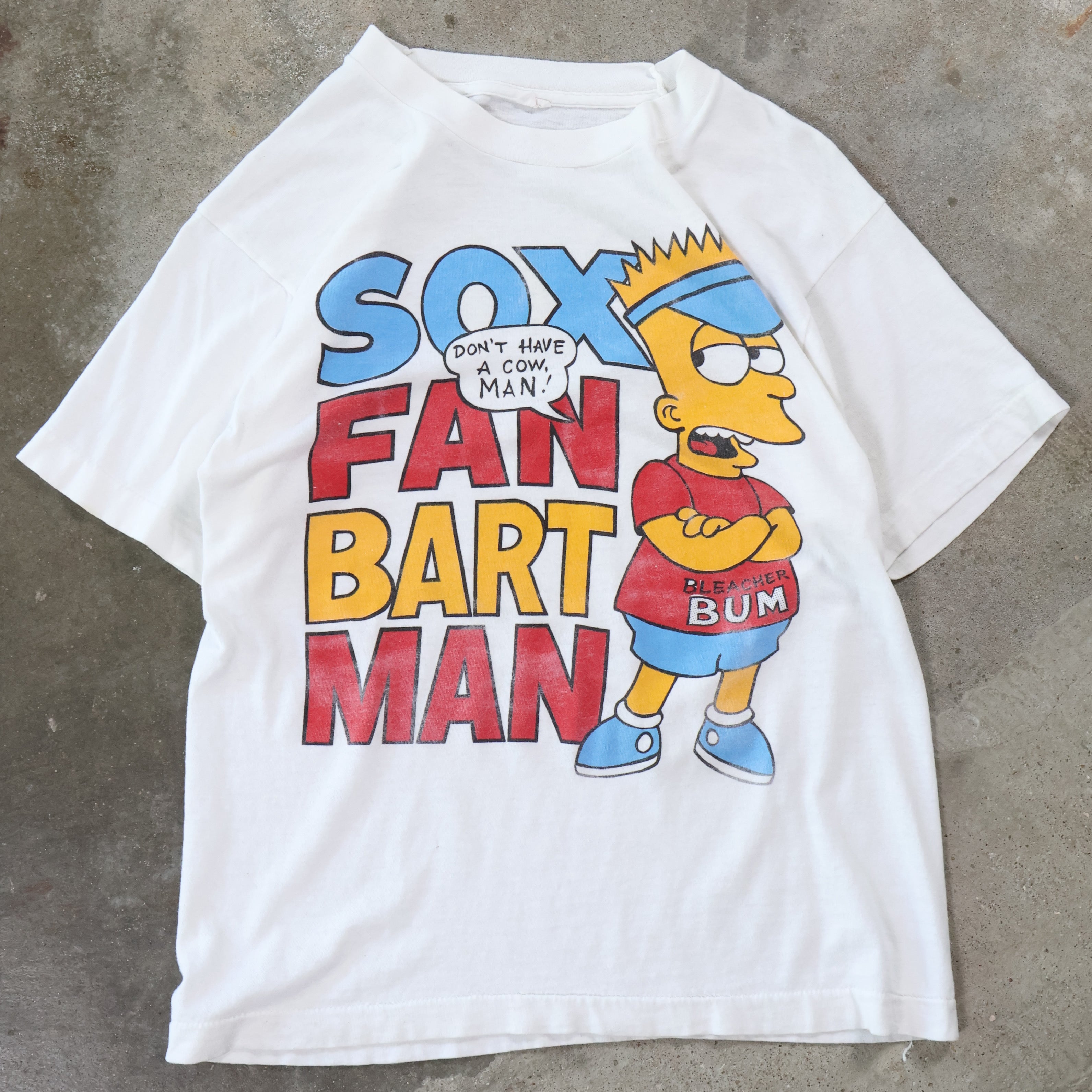 Bart Simpson Baseball T-Shirt 90s (Small)