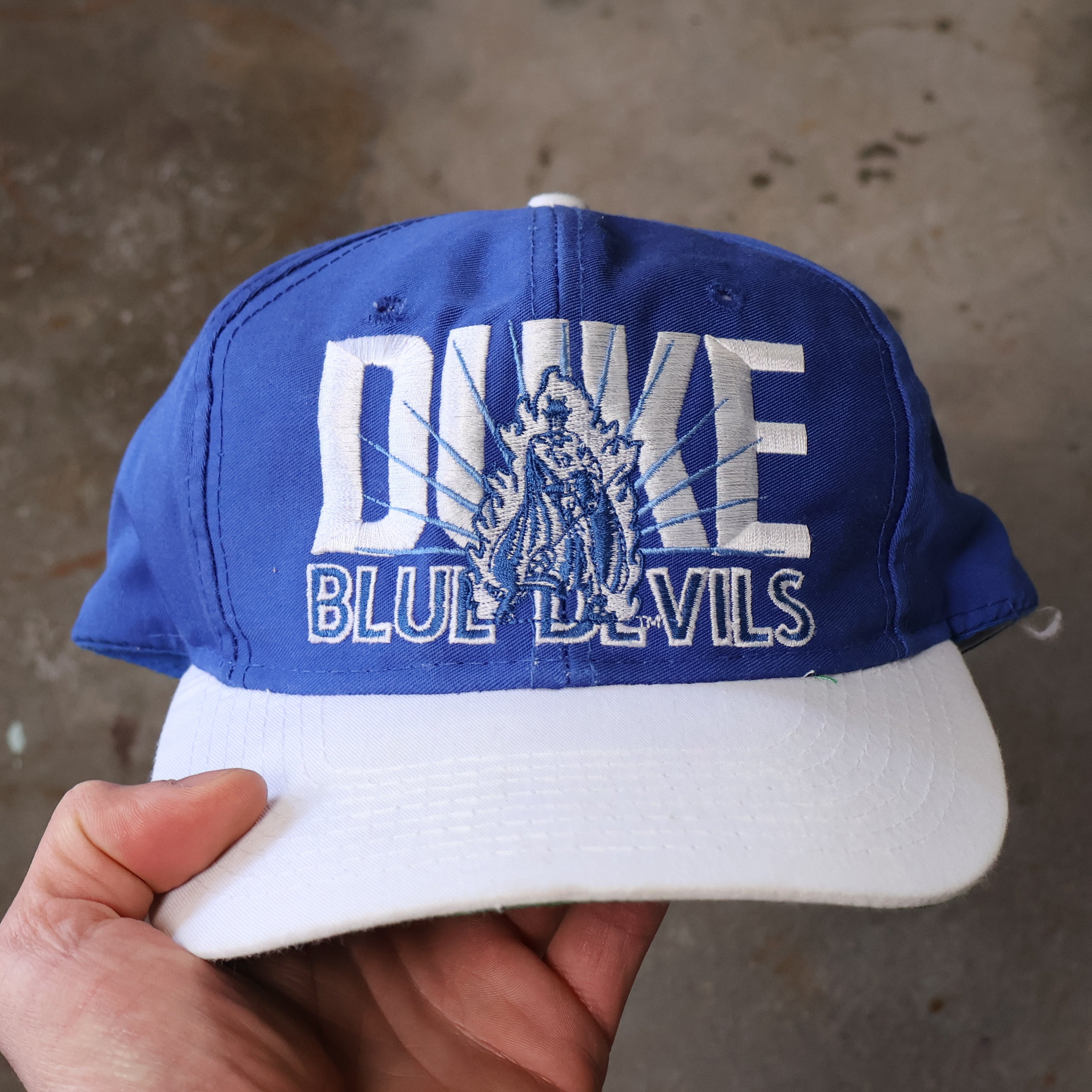 Duke Blue Devils Snapback Hat 90s