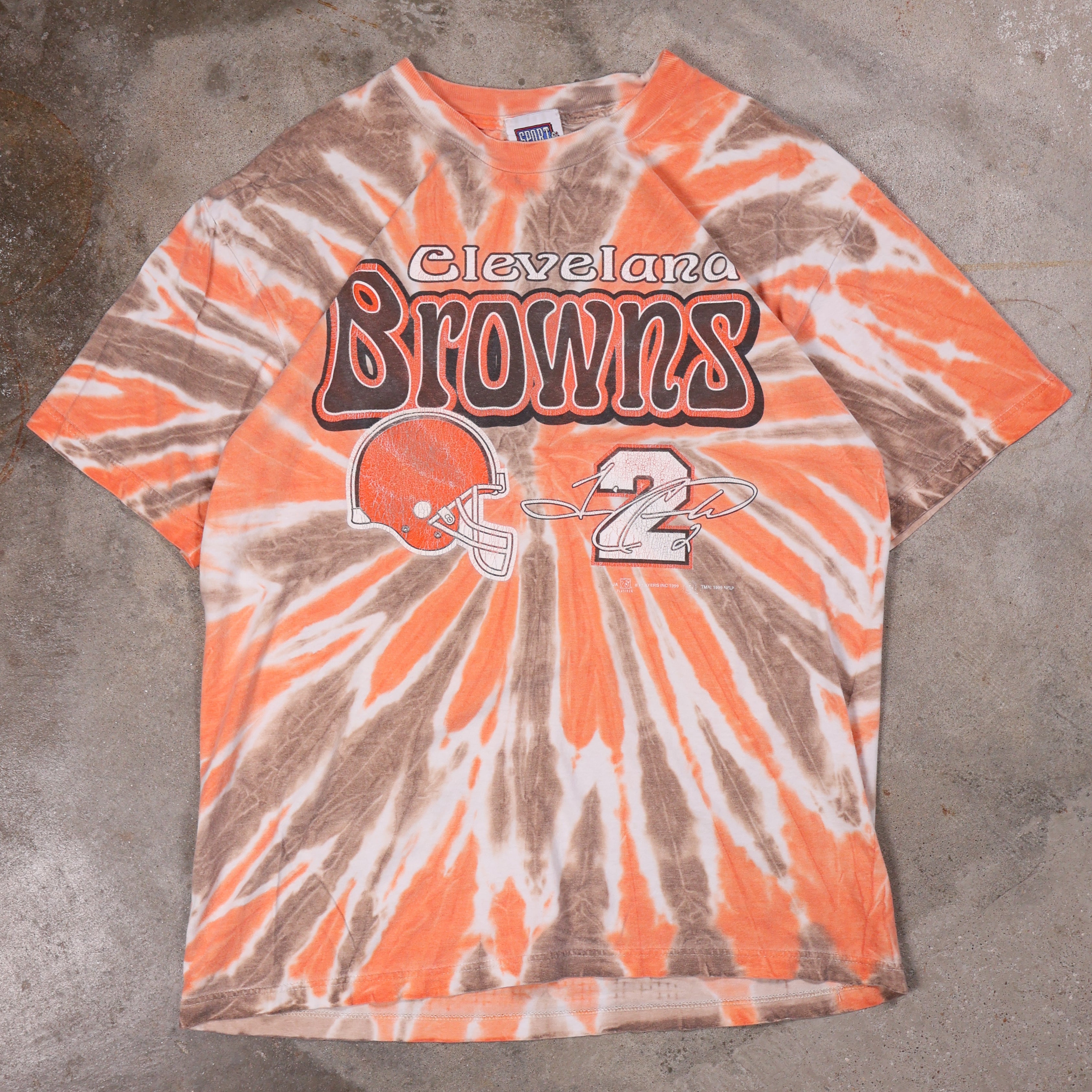 Cleveland Browns Tie Dye T-Shirt 1999 (XL)