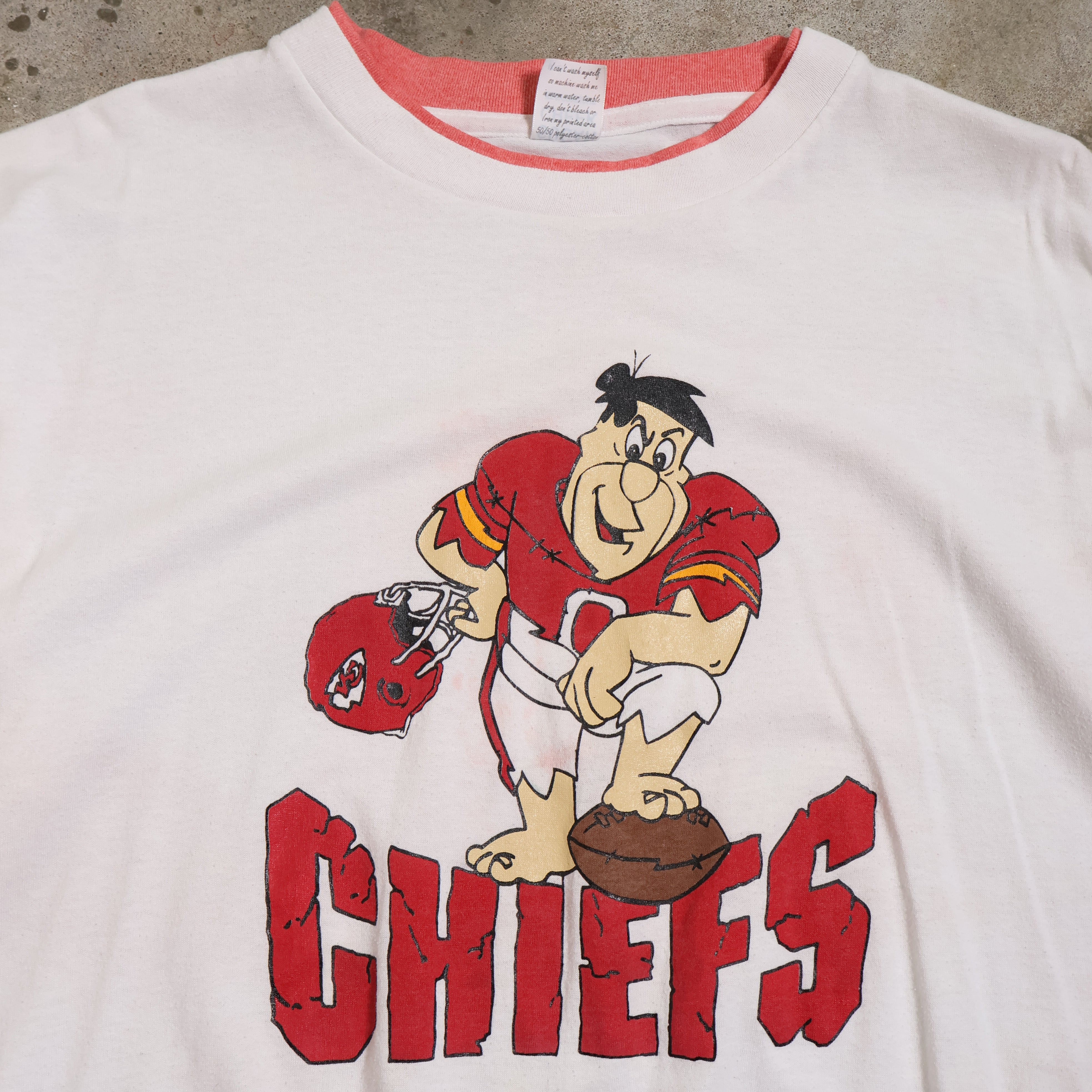 Fred Flintstone Chiefs T-Shirt 90s (XL)