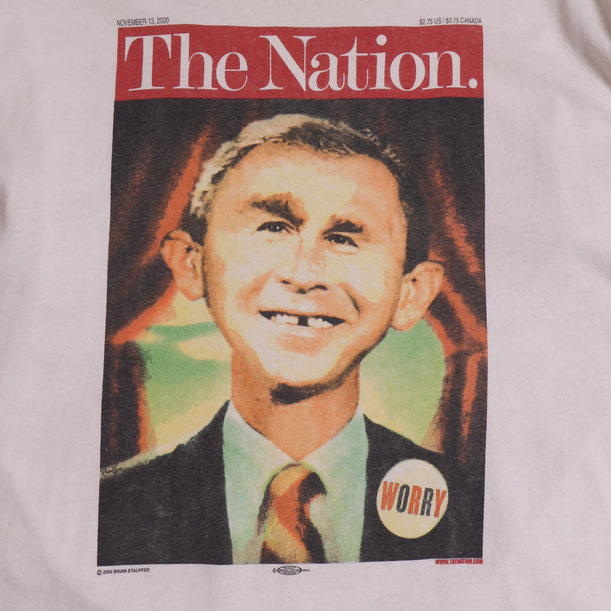 George W. Bush Parody T-Shirt 2000 (XL)