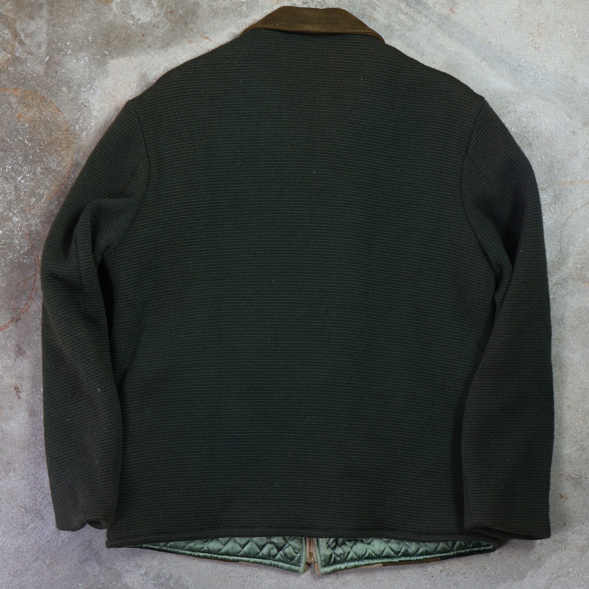 McGregor Earth Tone Knit x Felt Jacket 80s (Medium)