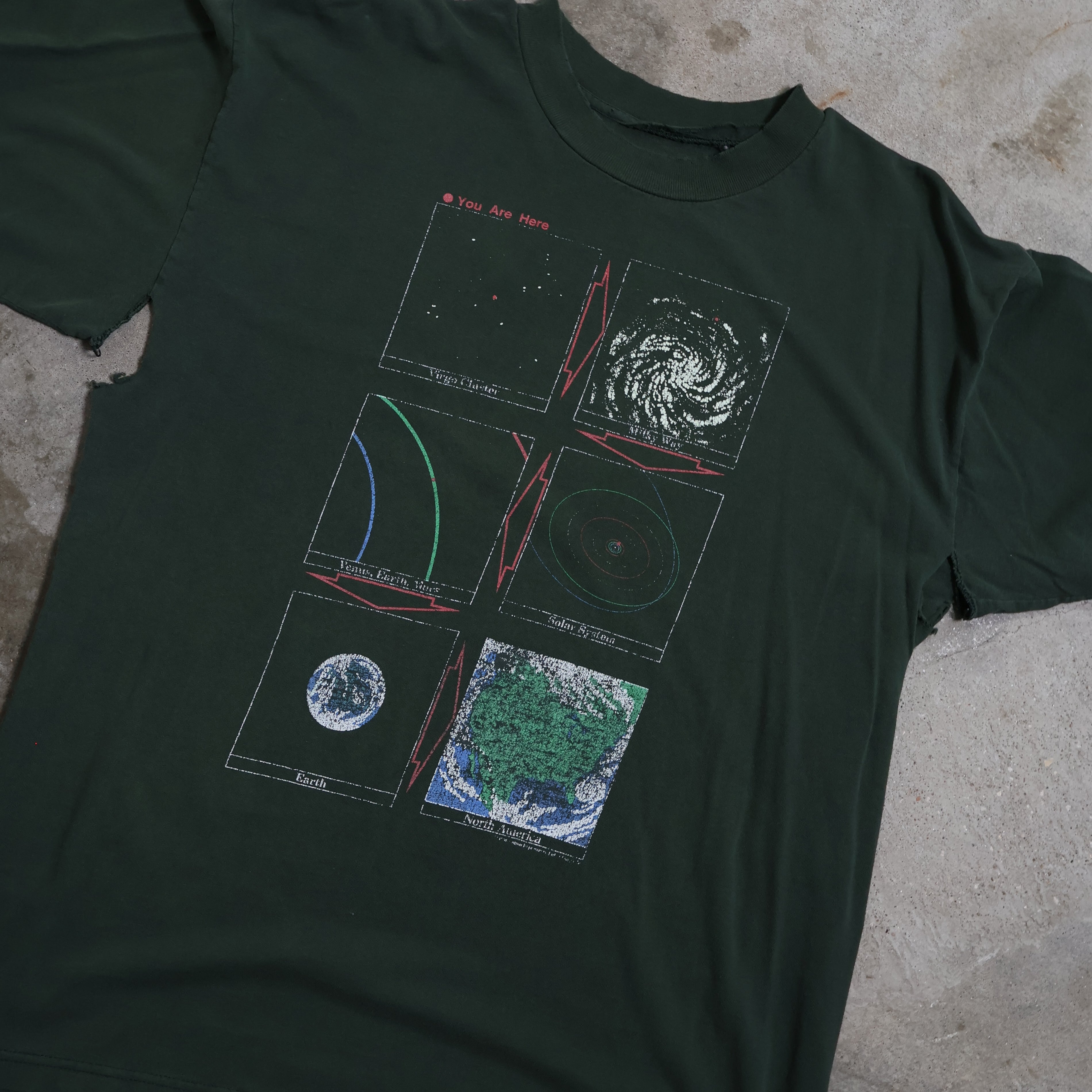 Green Galaxy T-Shirt 90s (XL)