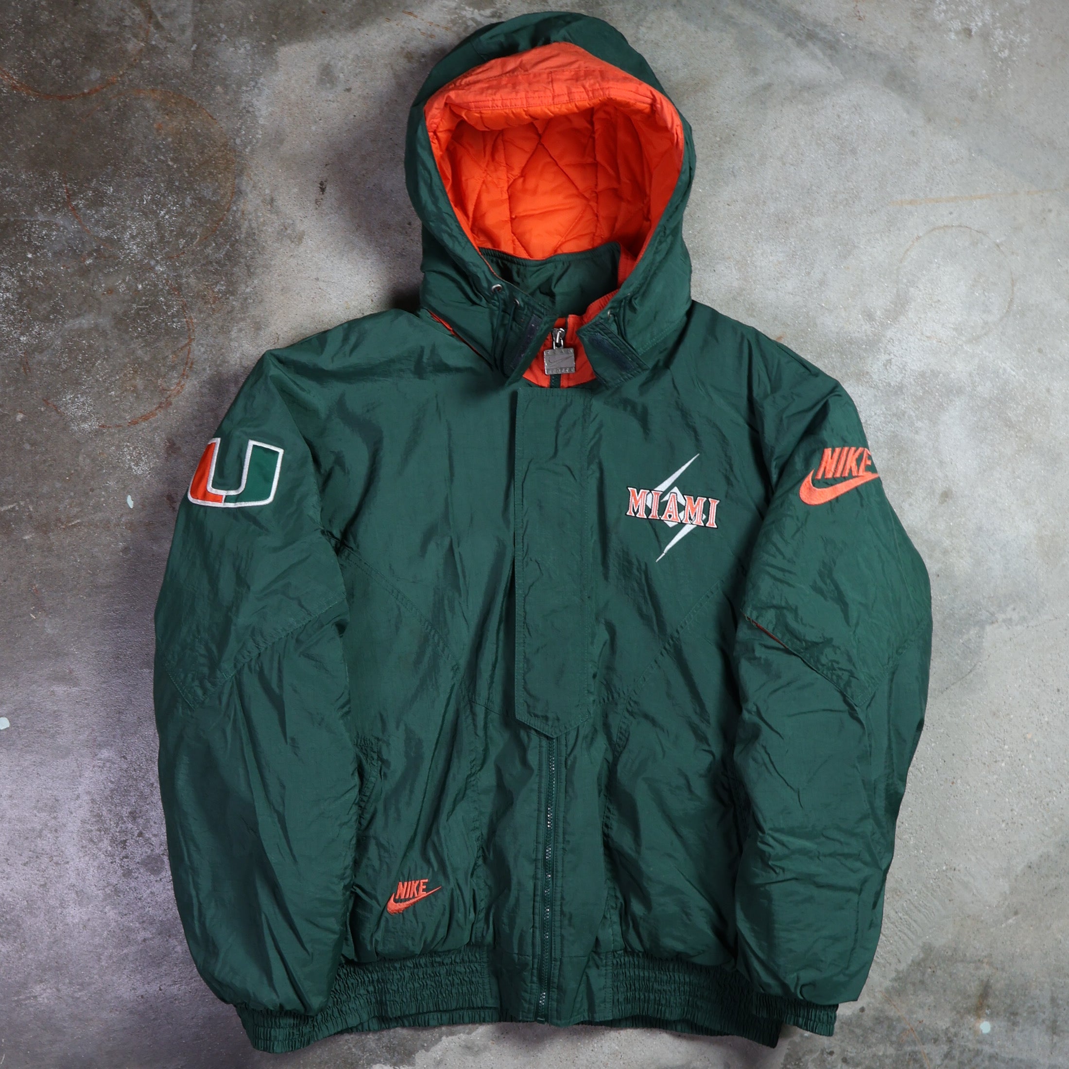 Nike x Miami Hurricanes Puffer Jacket 90s (XL)