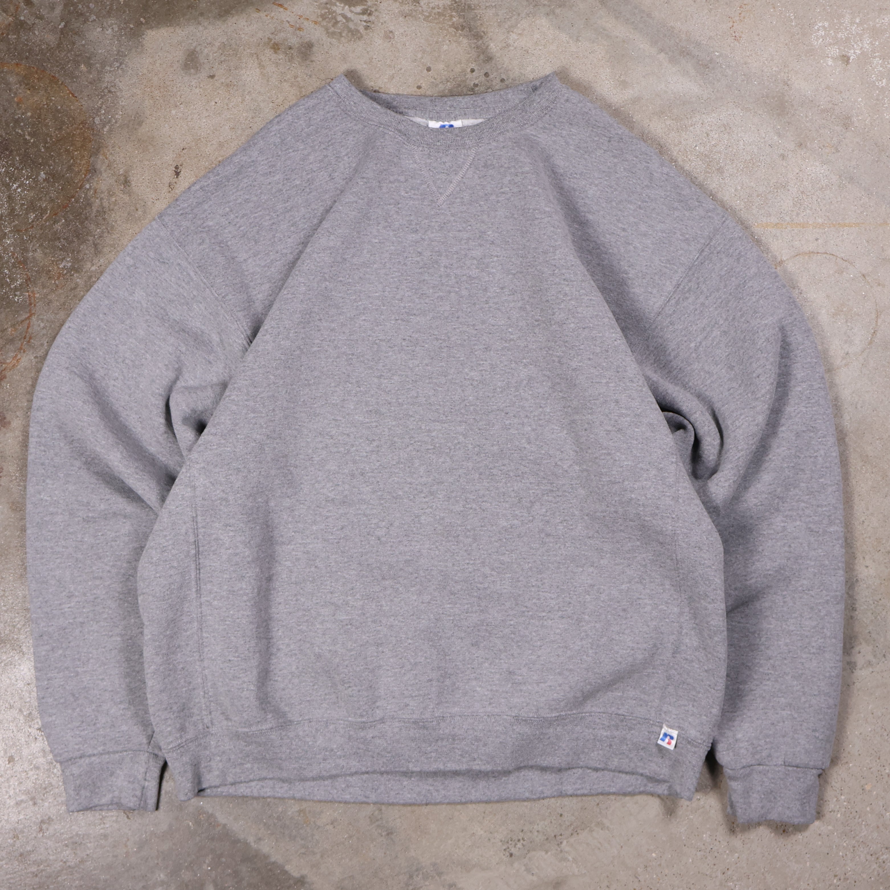 Gray Russell Blank Sweatshirt 00s (XL)