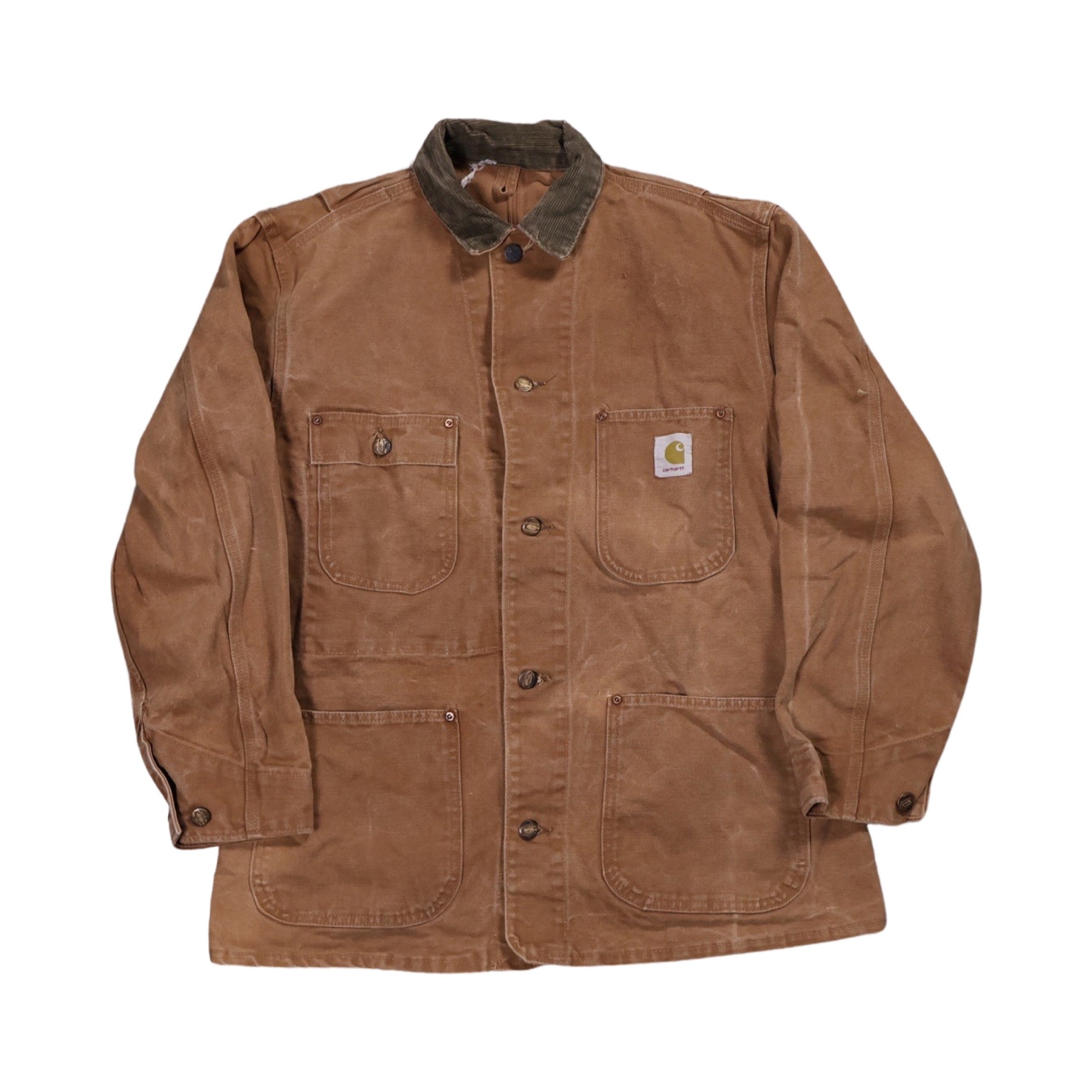 Brown Carhartt 80s/90s Chore Jacket (Large)