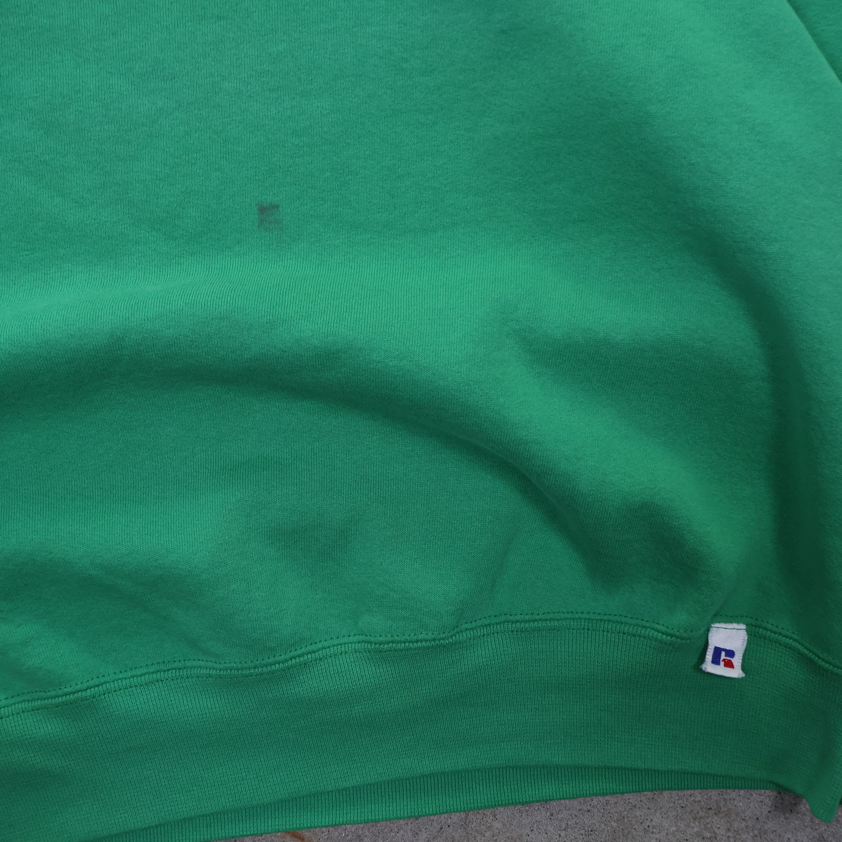 Green Russell Blank Sweatshirt 90s (XL)