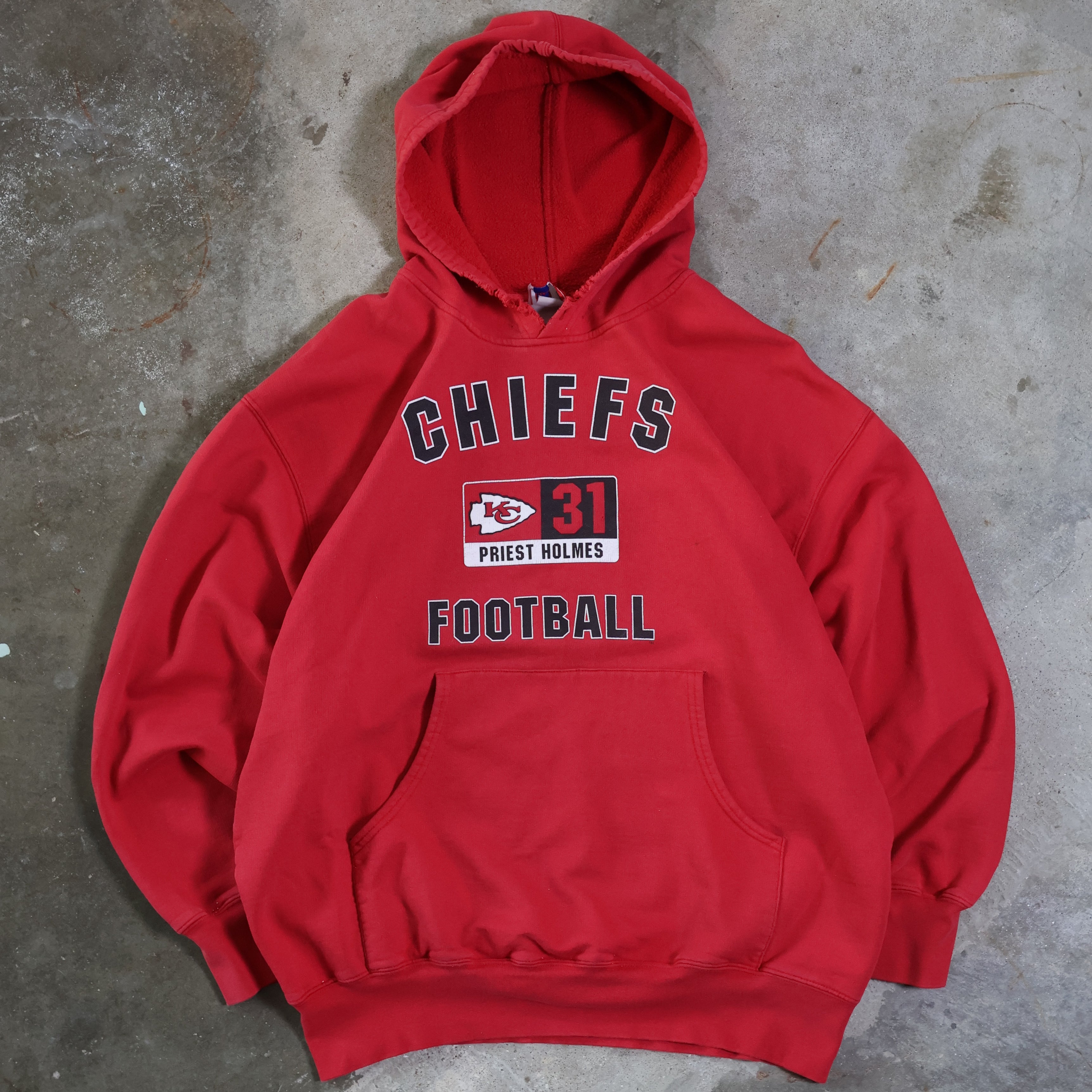 Kansas City Chiefs Football Priest Holmes Hoodie 90/00s (XL)