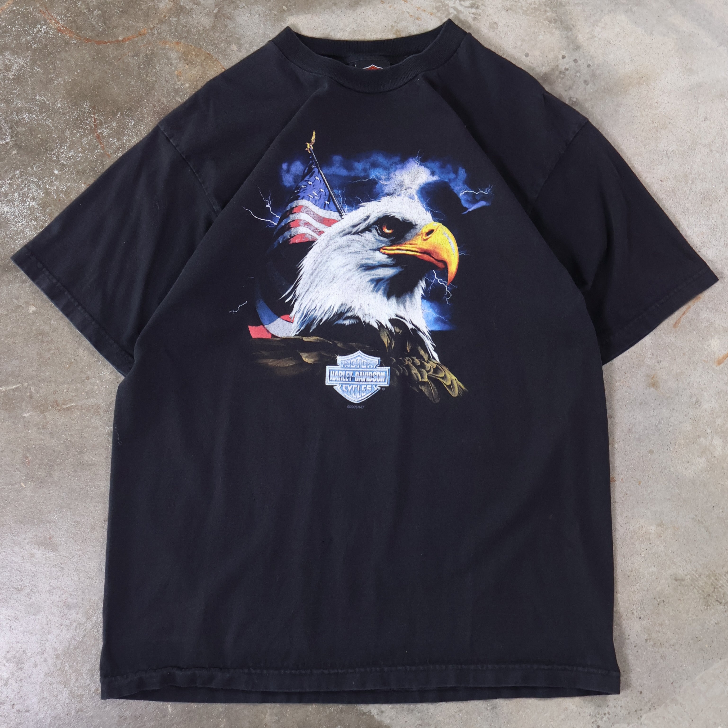 Harley Davidson Eagle Lightning T-Shirt 2005 (XL)
