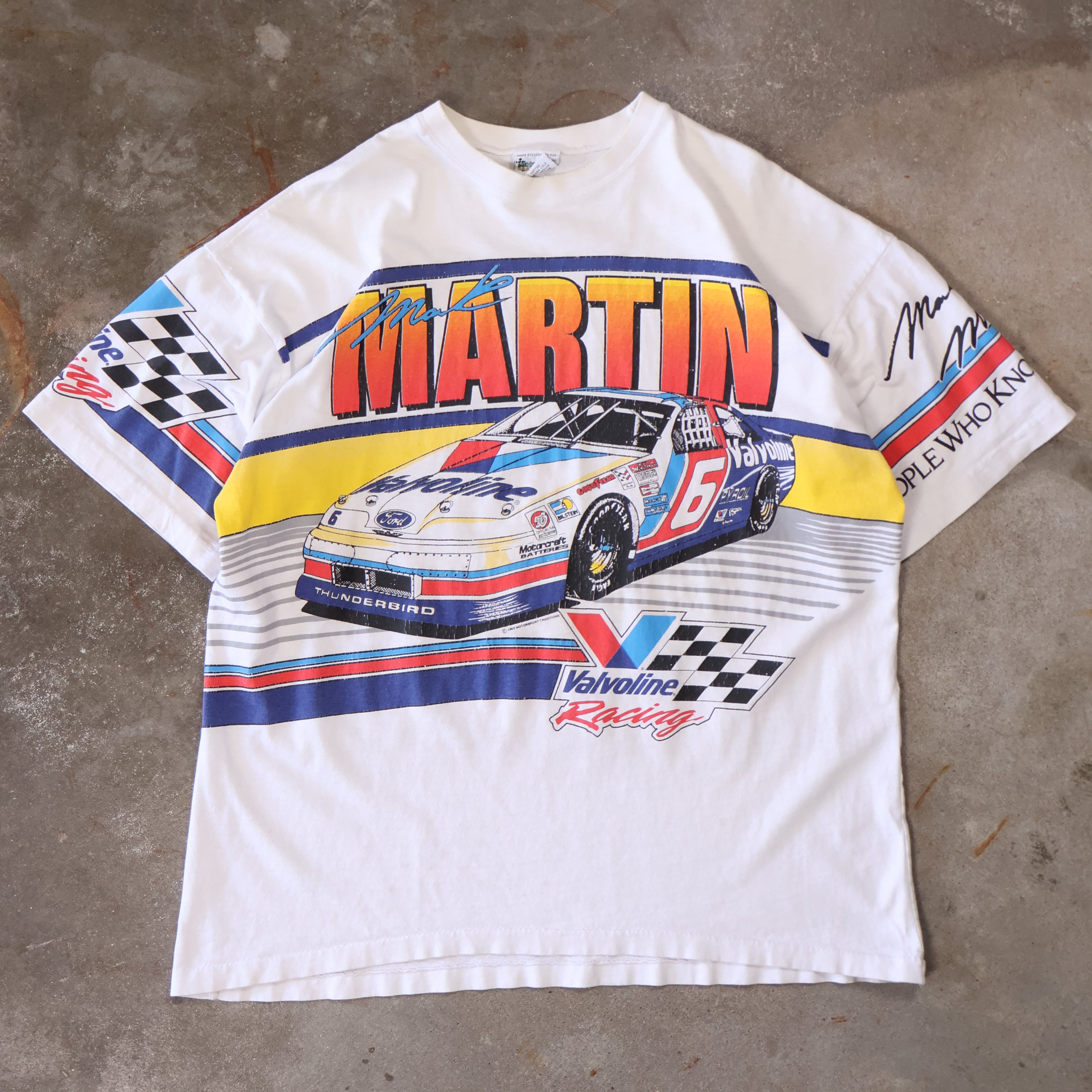Mark Martin All-Over Print Nascar T-Shirt 1993 (XL)