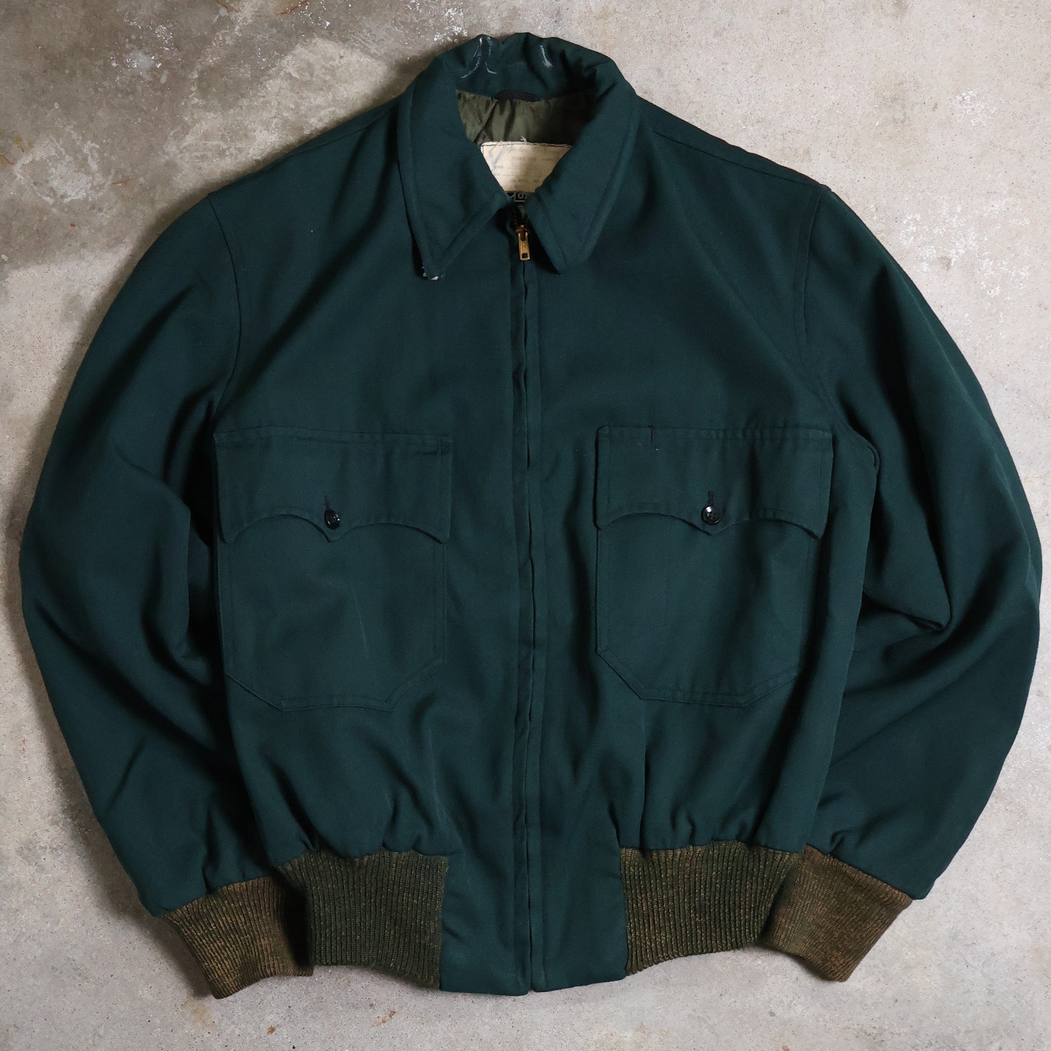 Green Wool Uniform Jacket 1968 (Medium)