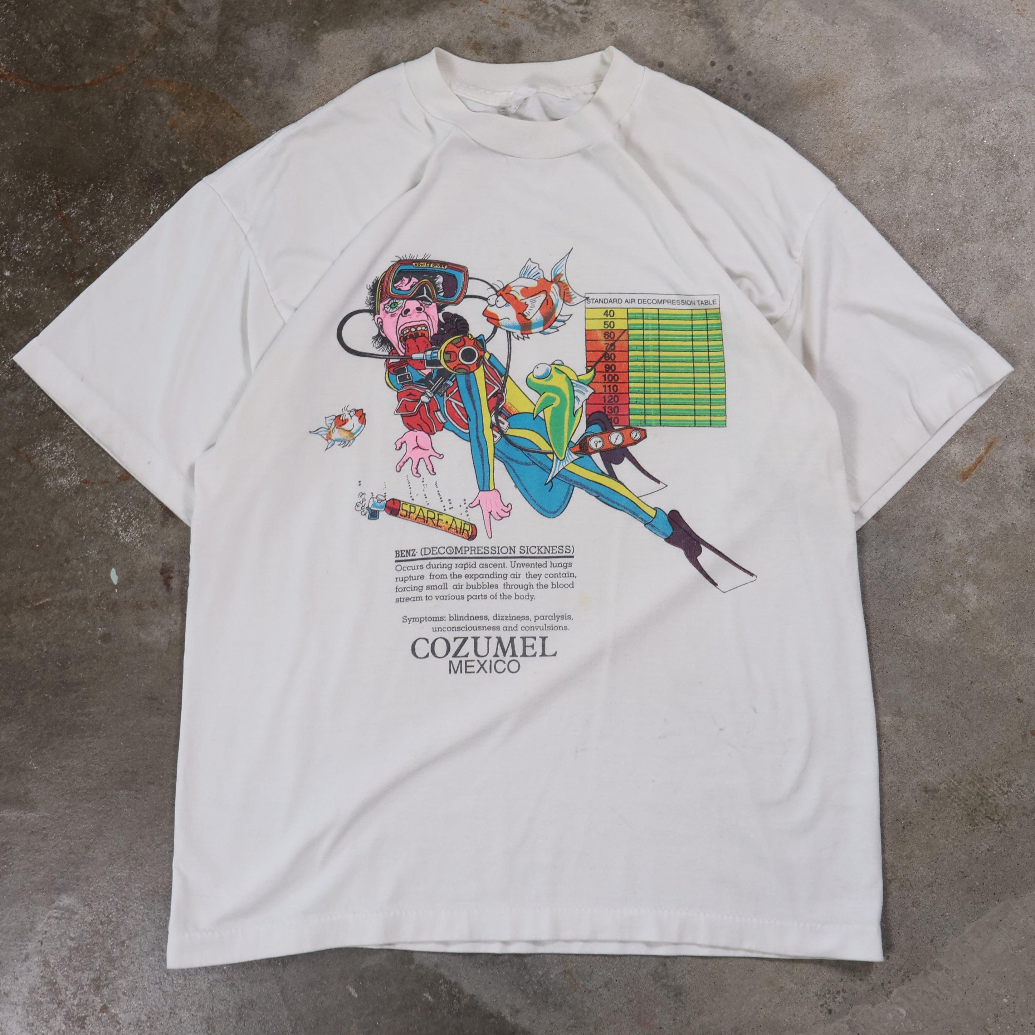 Cozumel Scuba Diving T-Shirt 90s (XL)