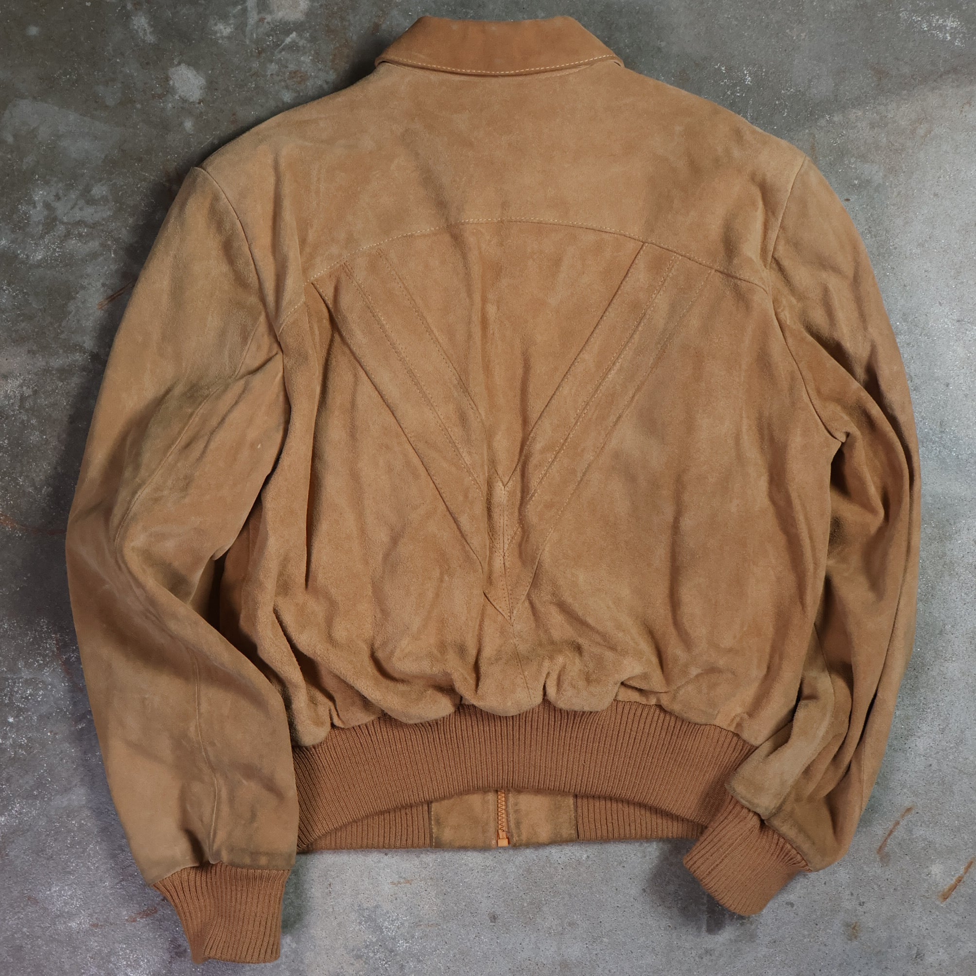 Suede Trucker Jacket 80s (Medium)