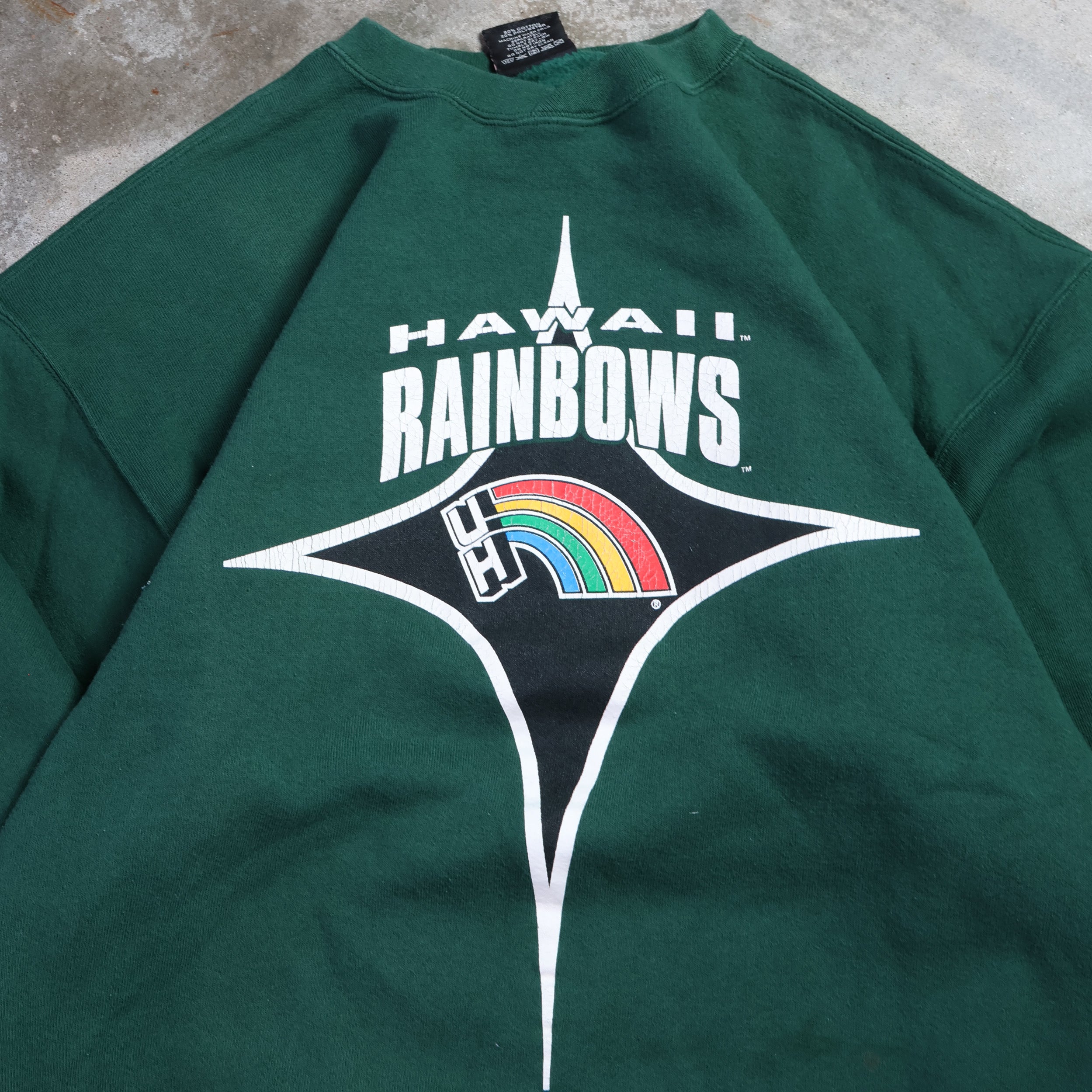 Hawaii Rainbows Starter Sweatshirt 90s (Large)