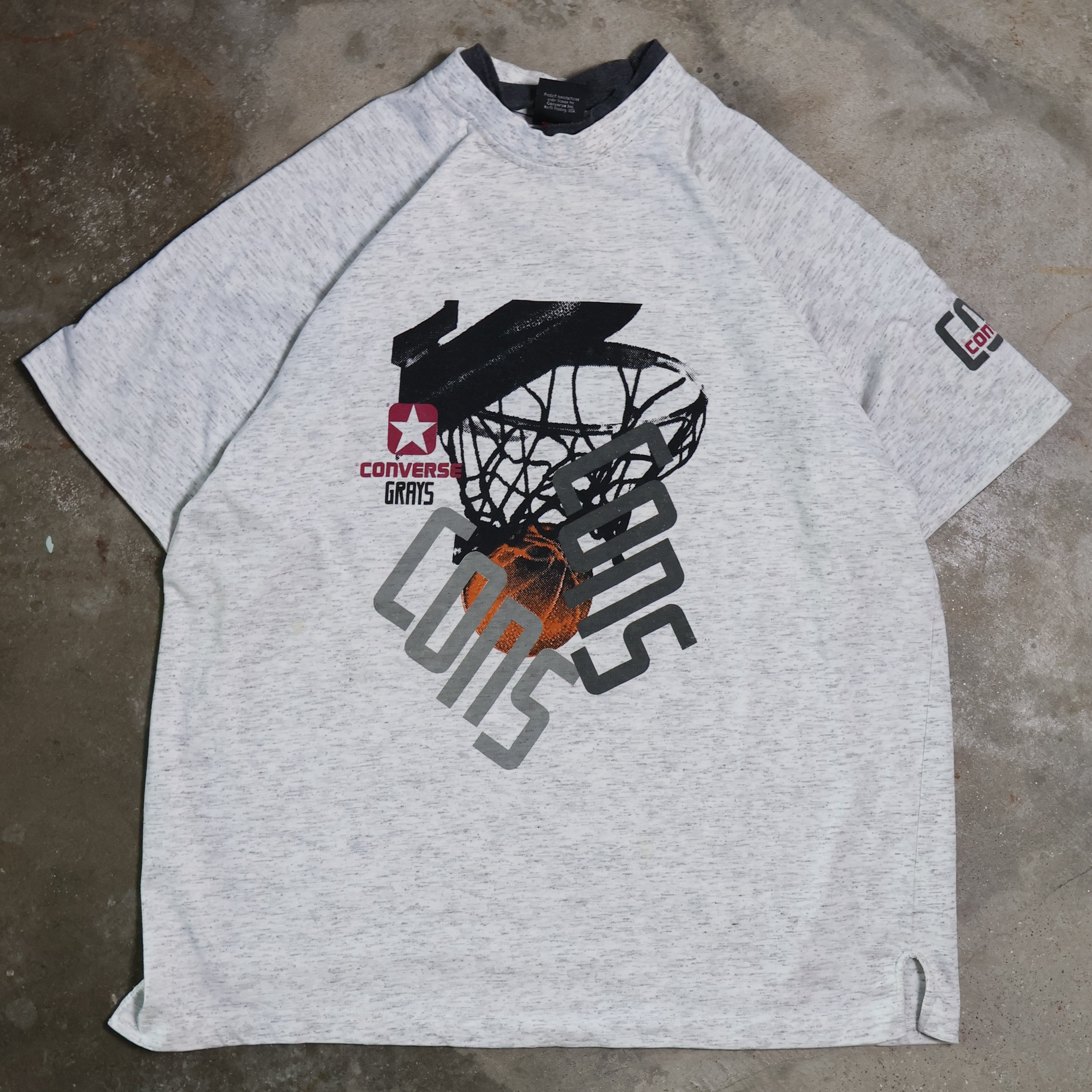 Converse Grays Basketball T-Shirt 90s (XL)