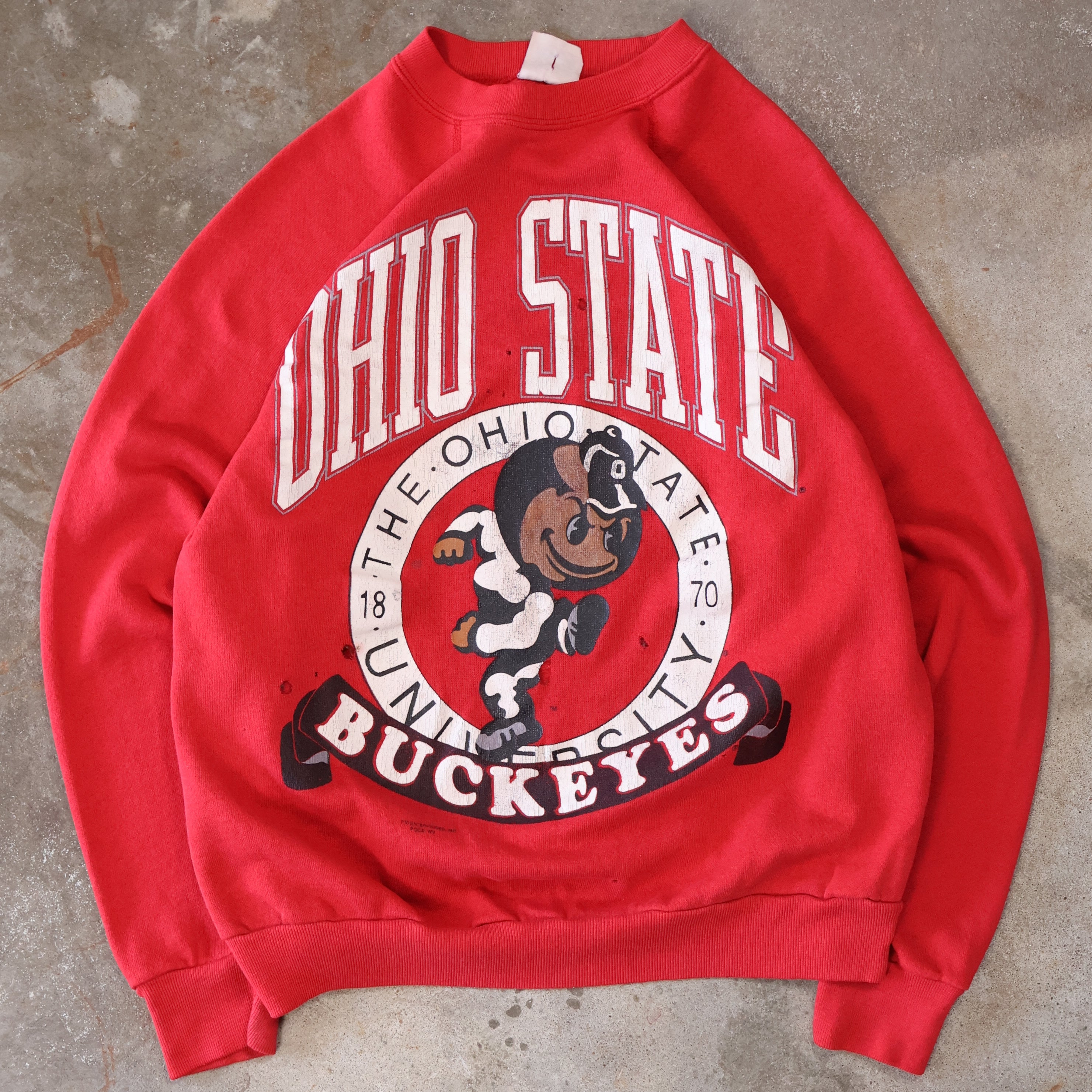 Ohio State Buckeye Sweatshirt 80s (Medium)