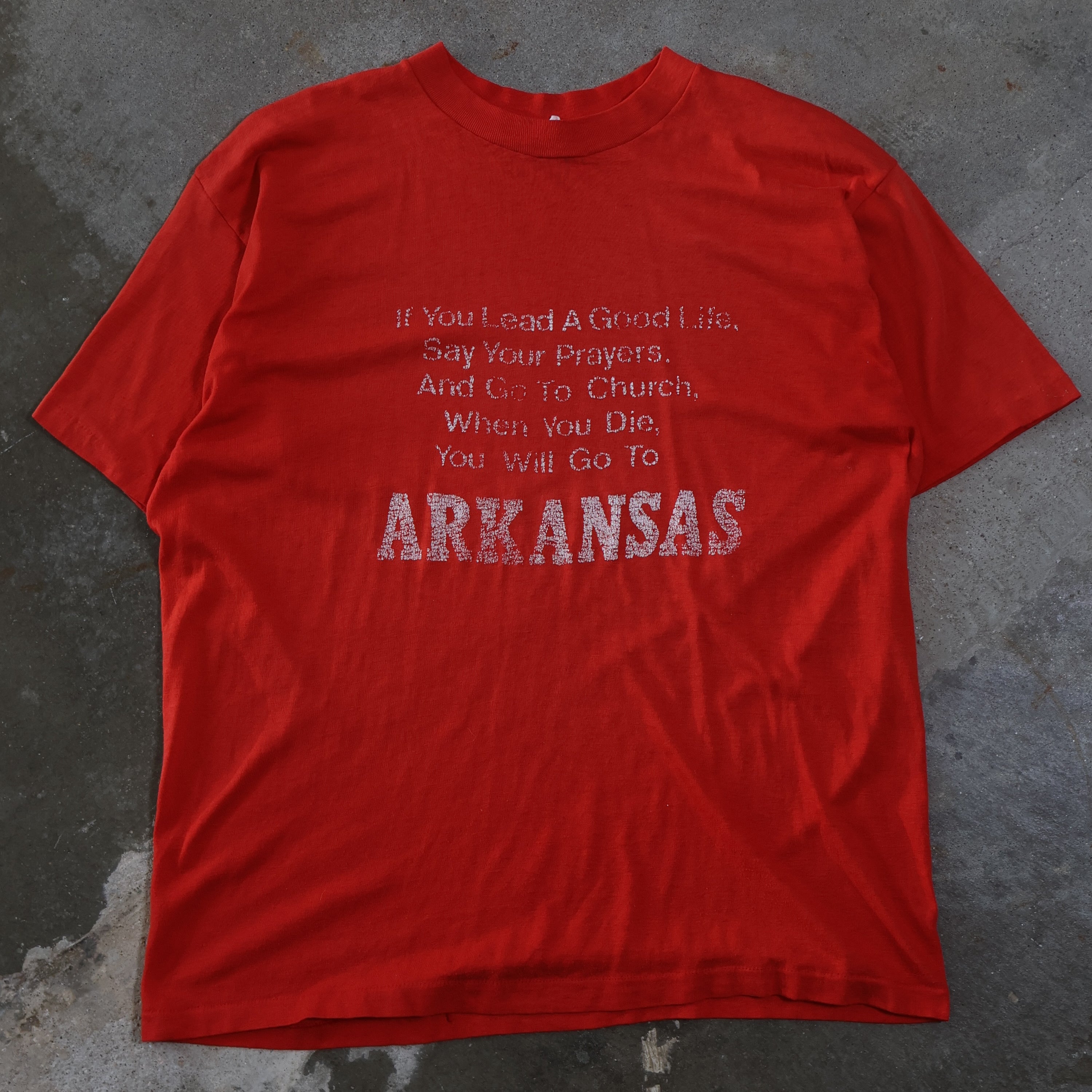 Arkansas is Heaven T-Shirt 80s (Medium)