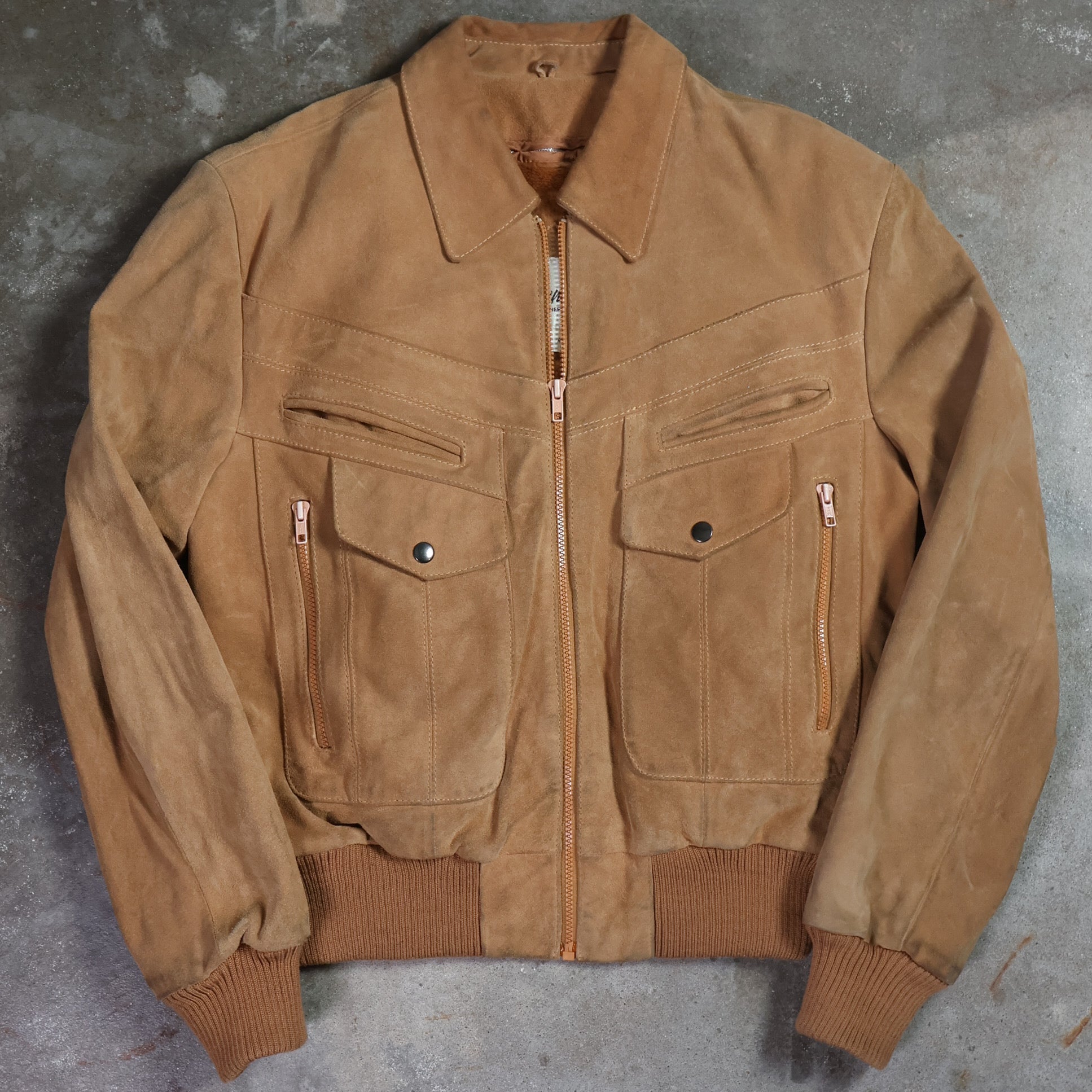 Suede Trucker Jacket 80s (Medium)