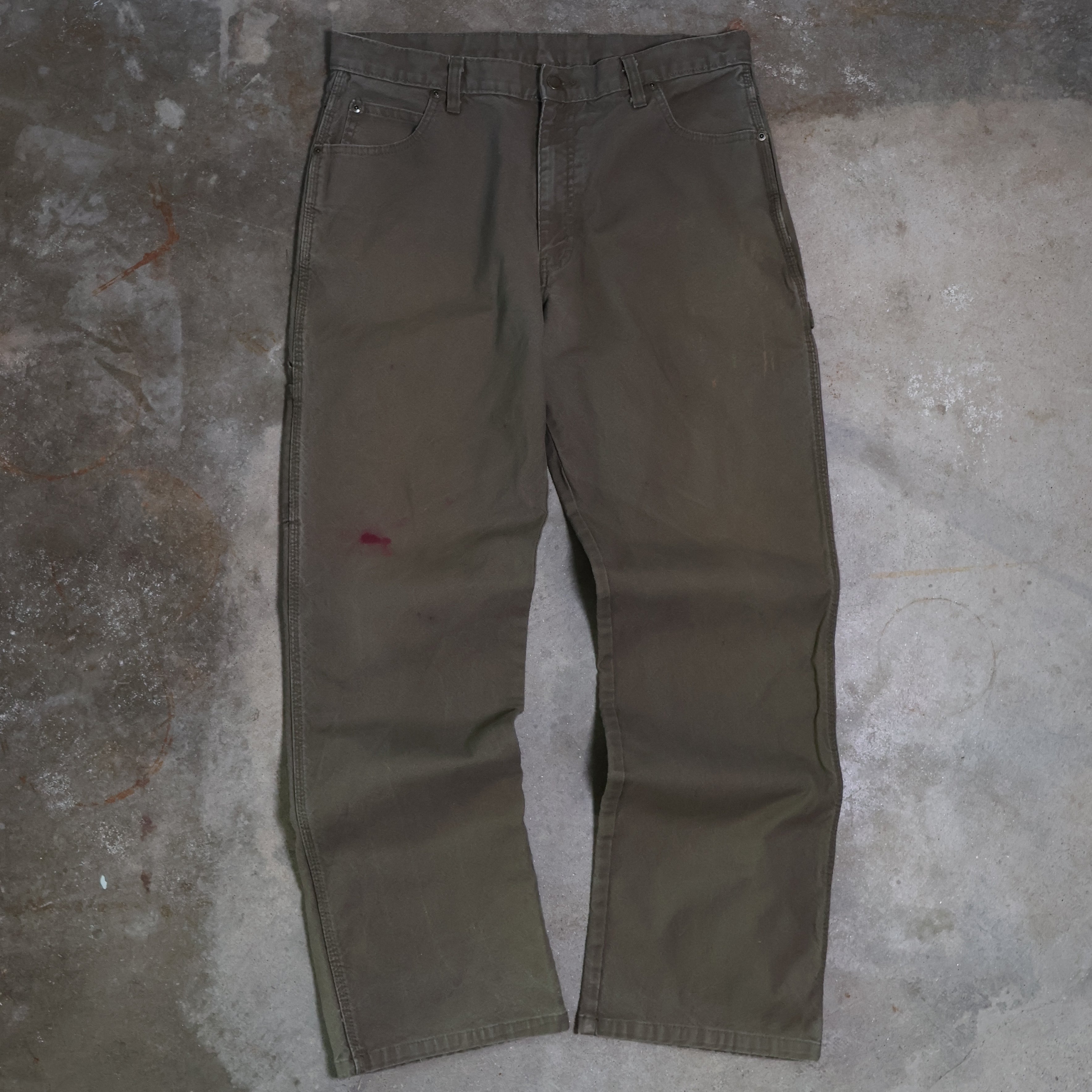 Green Dickies Carpenter Pants (34")