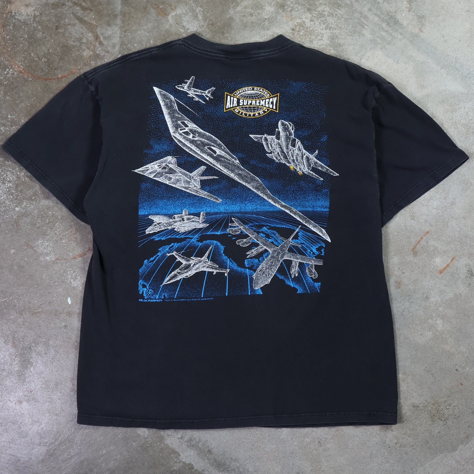 Air Supremacy Fighter Jet T-Shirt 90s (XL)