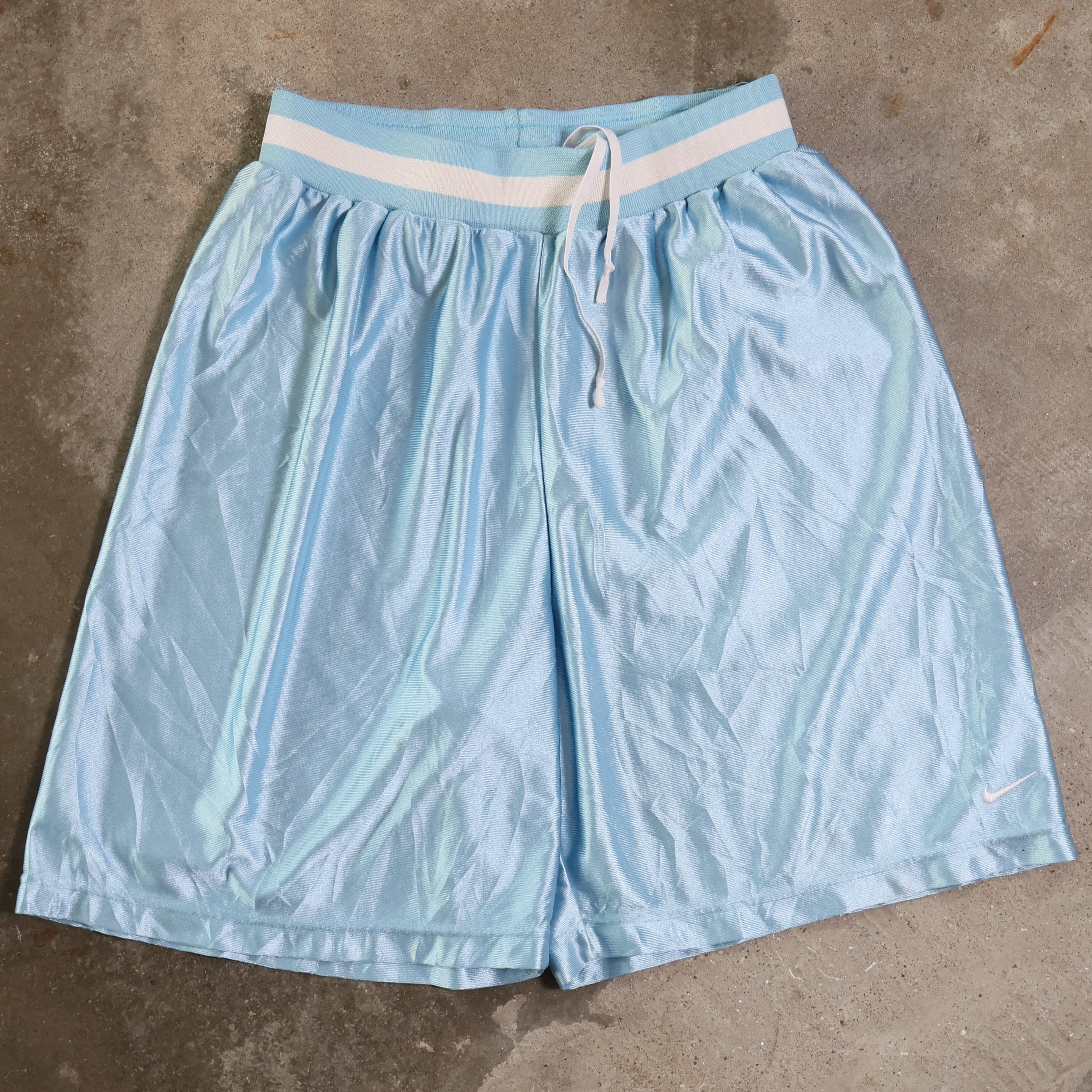 Metallic Blue Nike Shorts (Large)